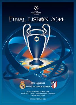 2014-05-24 Real Madrid v Atletico Madrid Official Match Programme