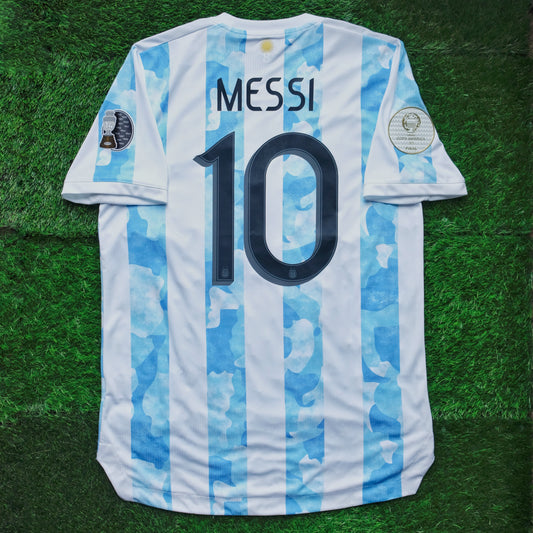 2020/21 Argentina #10 MESSI Home Jersey (L)