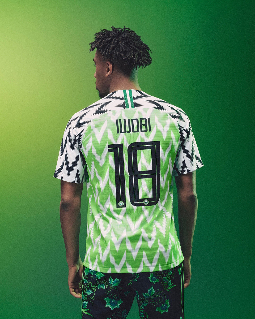 2018/19 Nigeria Home #18 IWOBI Jersey (S)