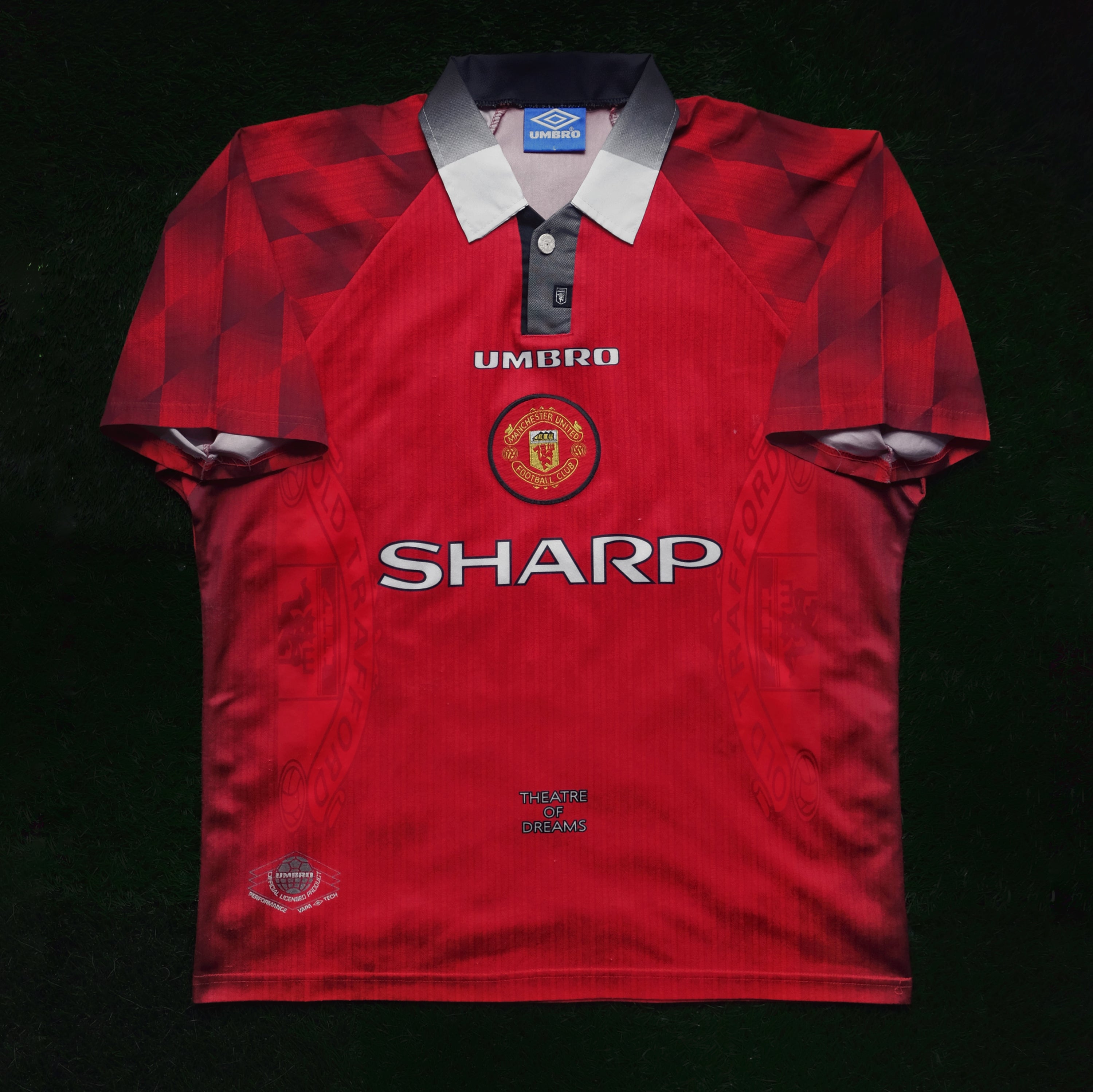 1996/98 Man Utd Home Jersey (L)