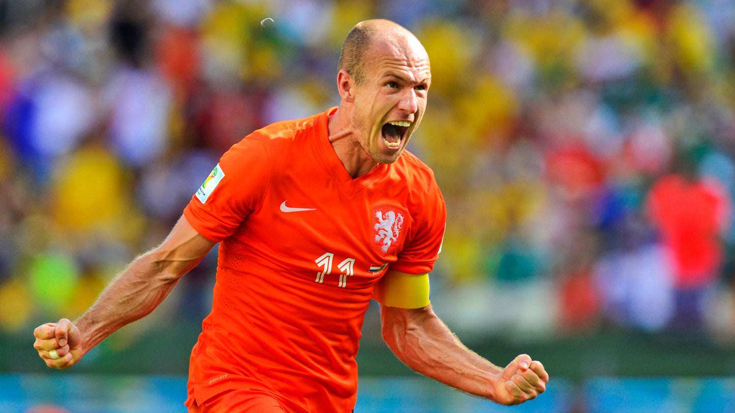 2014/15 Netherlands #11 ROBBEN Home Jersey (L)