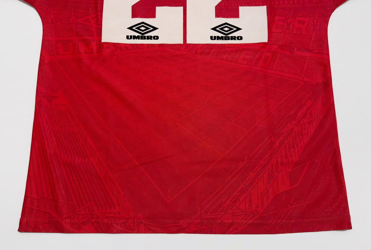 1994/96 Man Utd Home #22 SCHOLES Jersey (M)