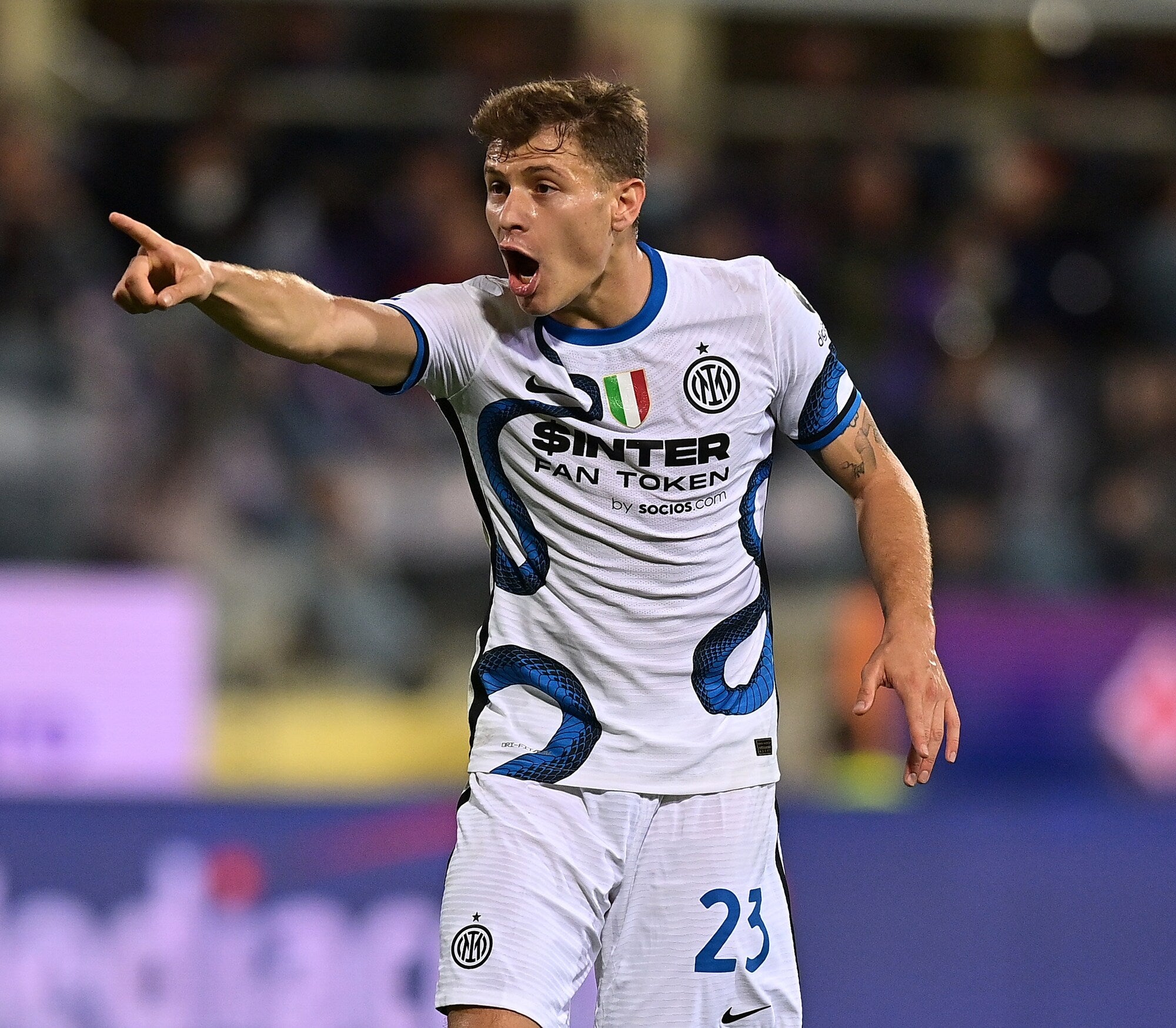 2021/22 Inter Milan #23 BARELLA Away Jersey (XL)