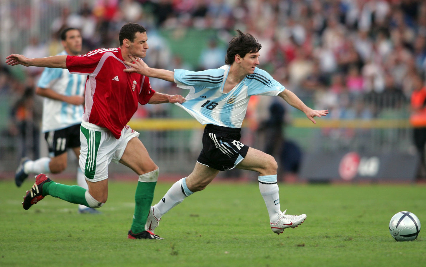 2004/05 Argentina #18 MESSI Home Jersey (M)