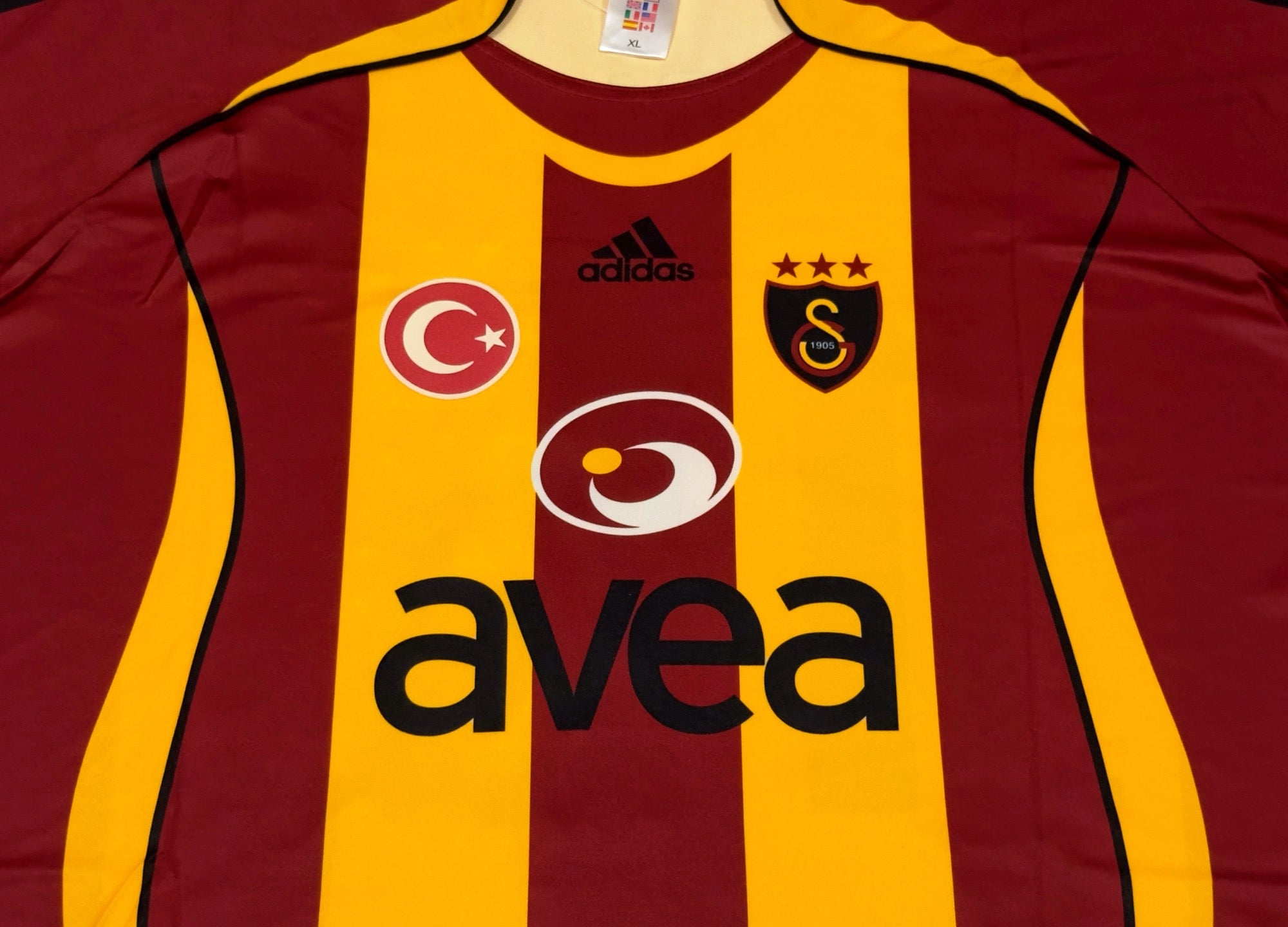 2006/07 Galatasaray #16 CARRUSCA Alternate Home Jersey (XL)