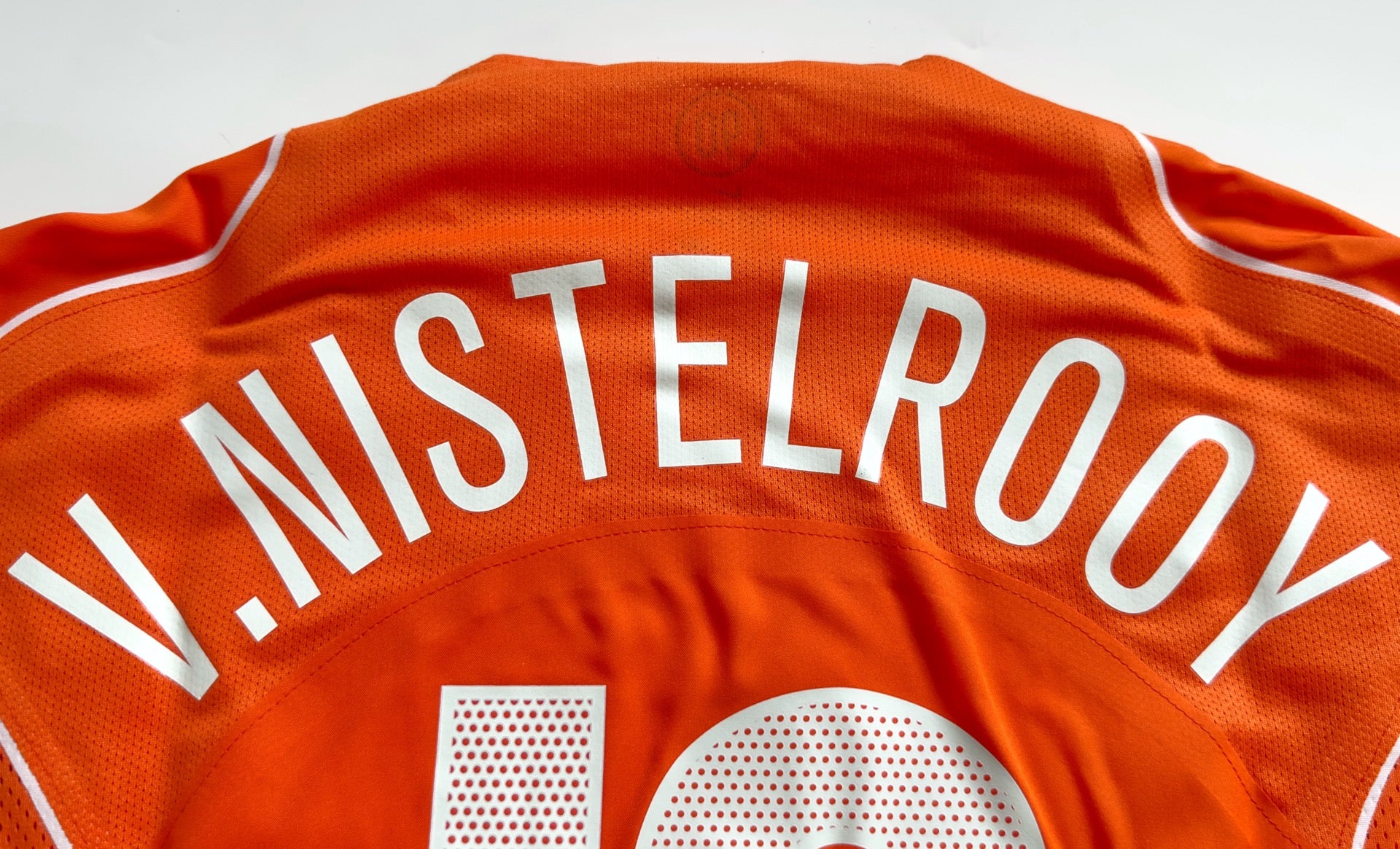 2004 Netherlands #10 V.NISTELROOY Home Jersey Nike Total 90
