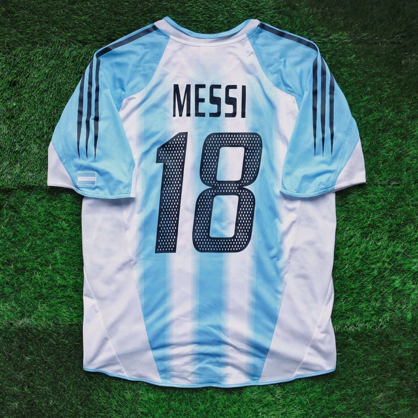 2004/05 Argentina #18 MESSI Home Jersey (M)