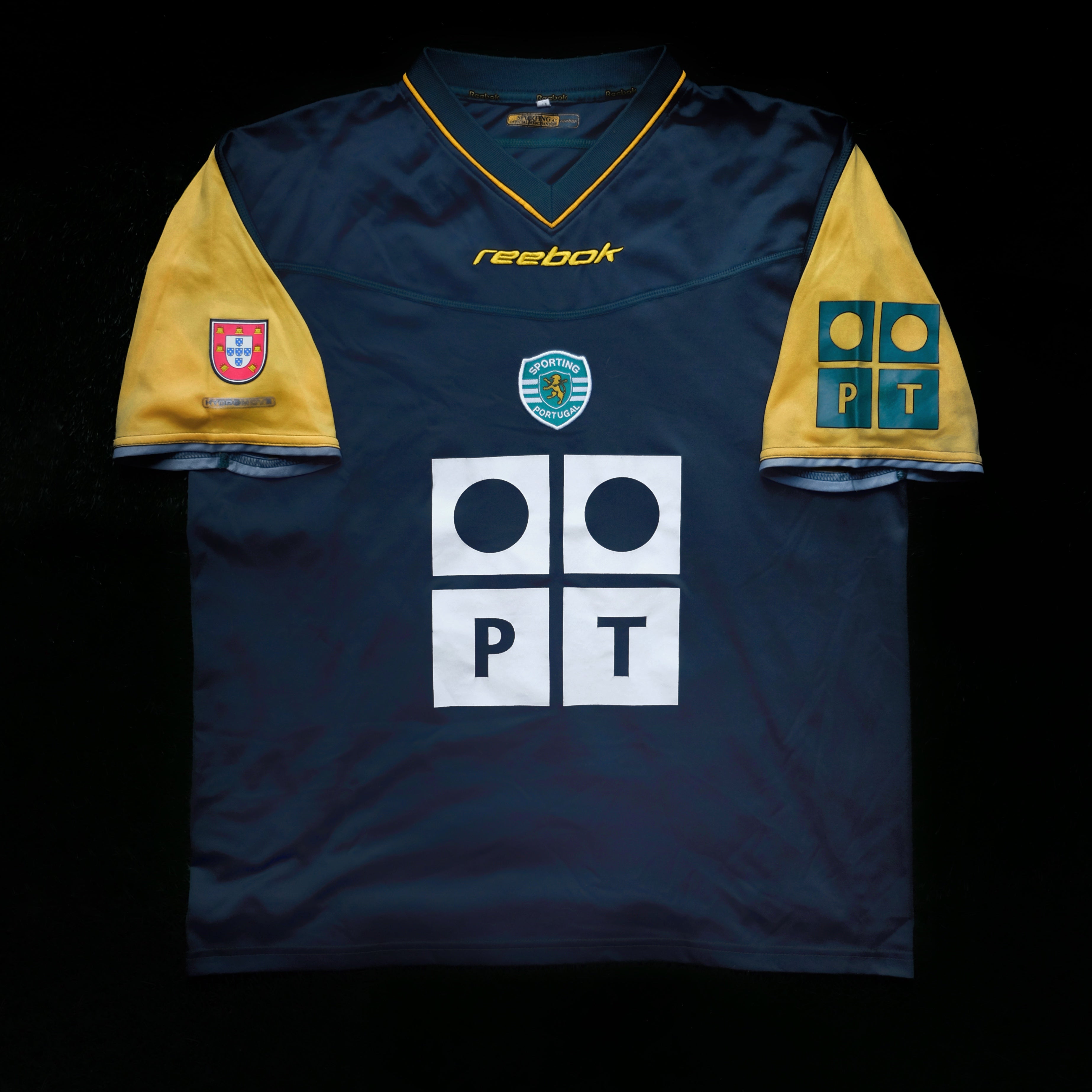Reebok Sporting CP C.RONALDO 28 ユニフォーム 2002/03 Sporting CP #28 C.RONALDO Away Jersey (L) – Double Kick