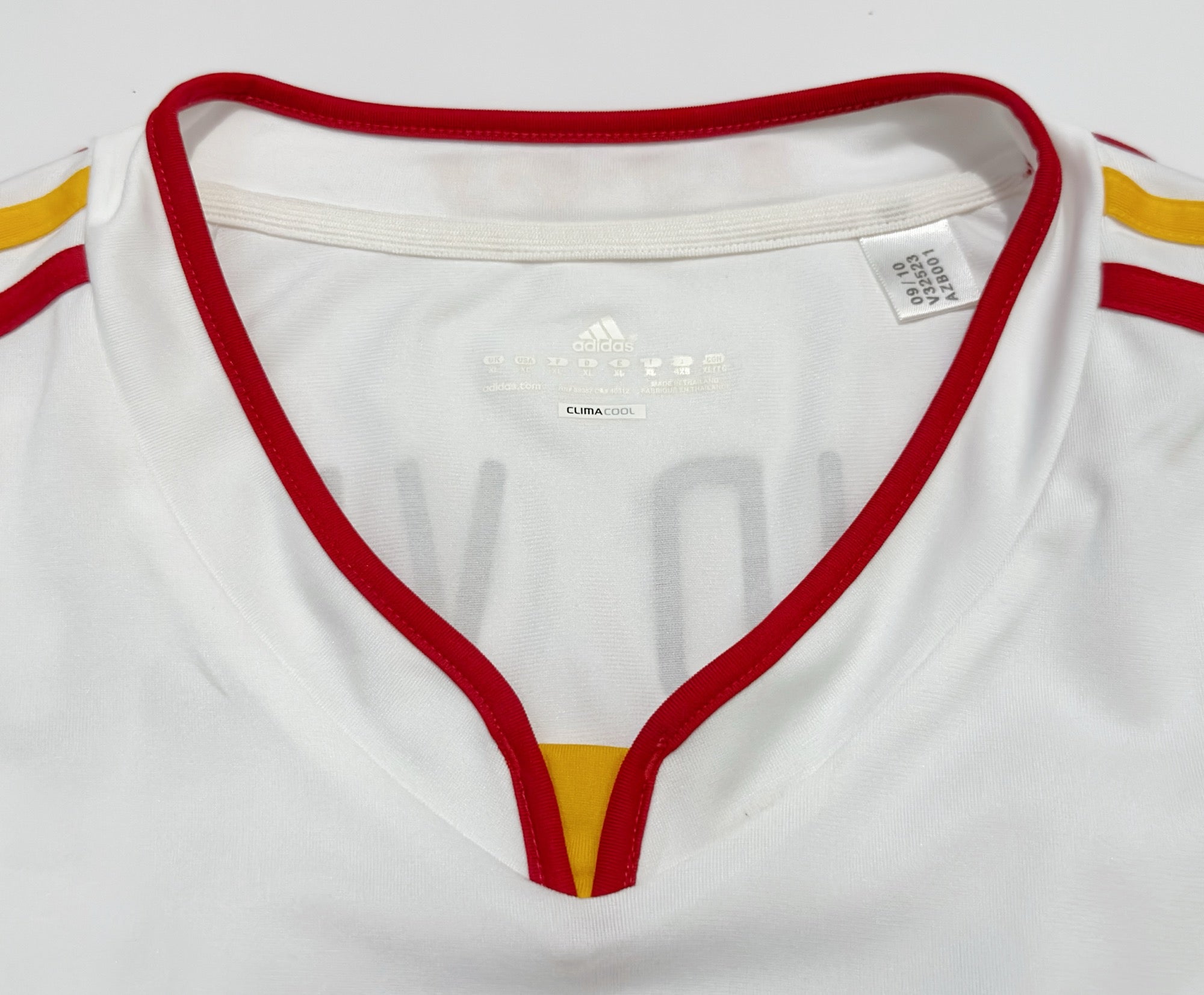 2011 Spain #7 DAVID VILLA Away Jersey (XL)
