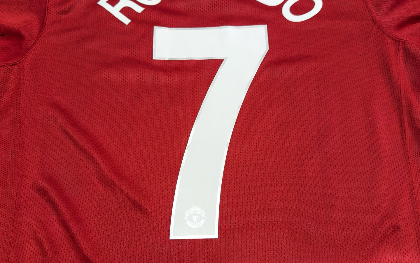 2008/09 Man Utd #7 RONALDO Home Jersey (M) L/S