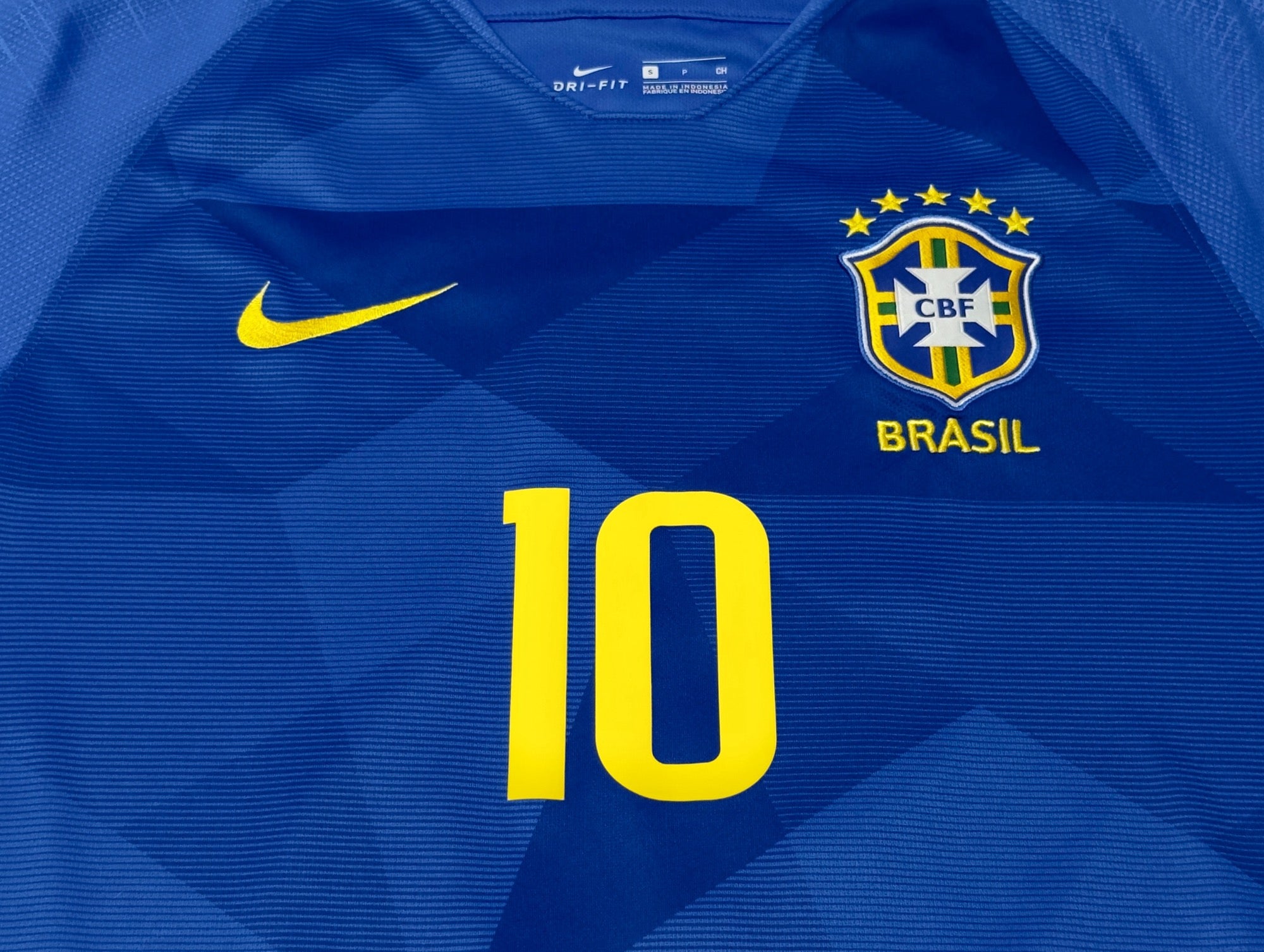 2018 Brazil #10 NEYMAR JR Away Jersey (S)