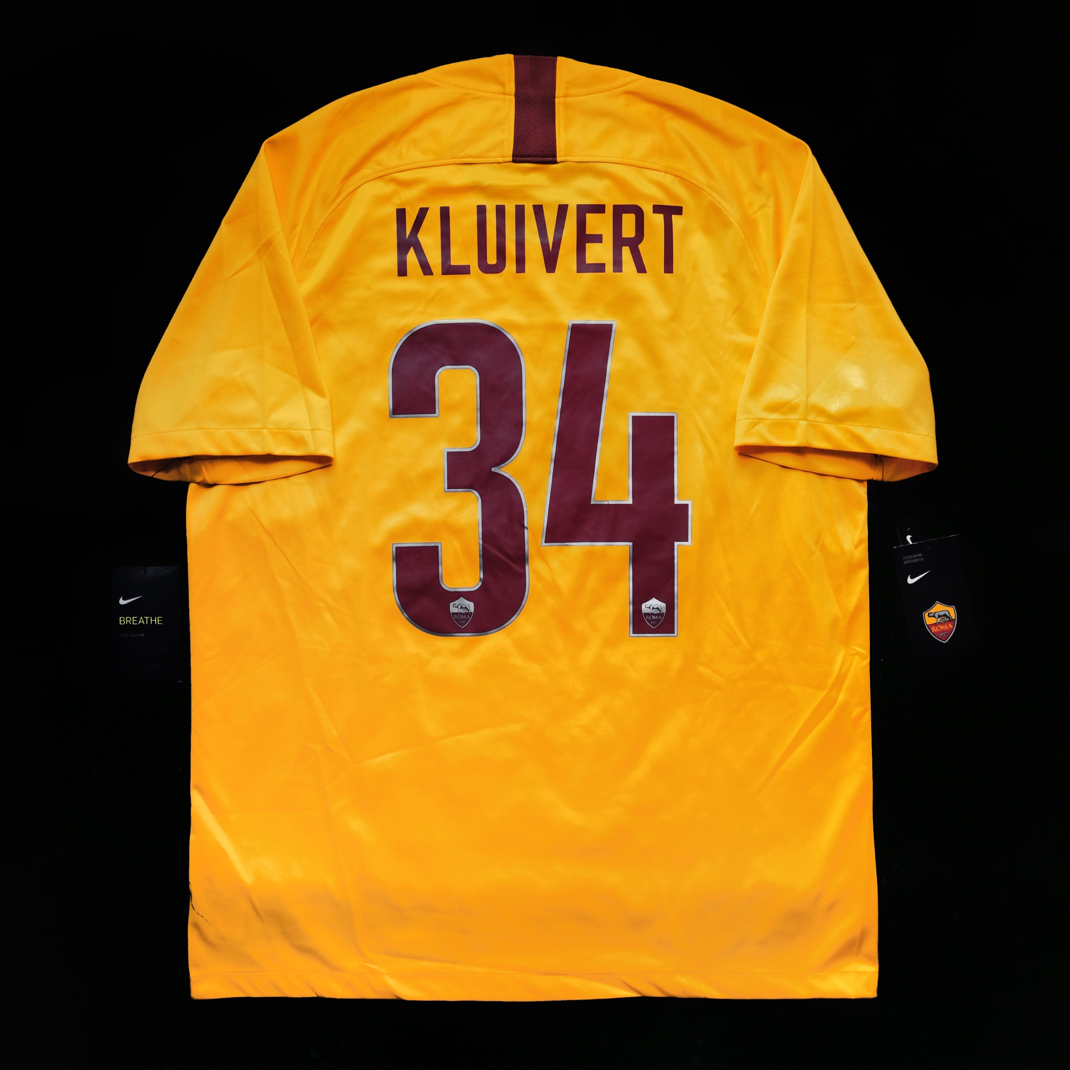 2018/19 AS Roma #34 KLUIVERT Third Jersey (L) – Double Kick