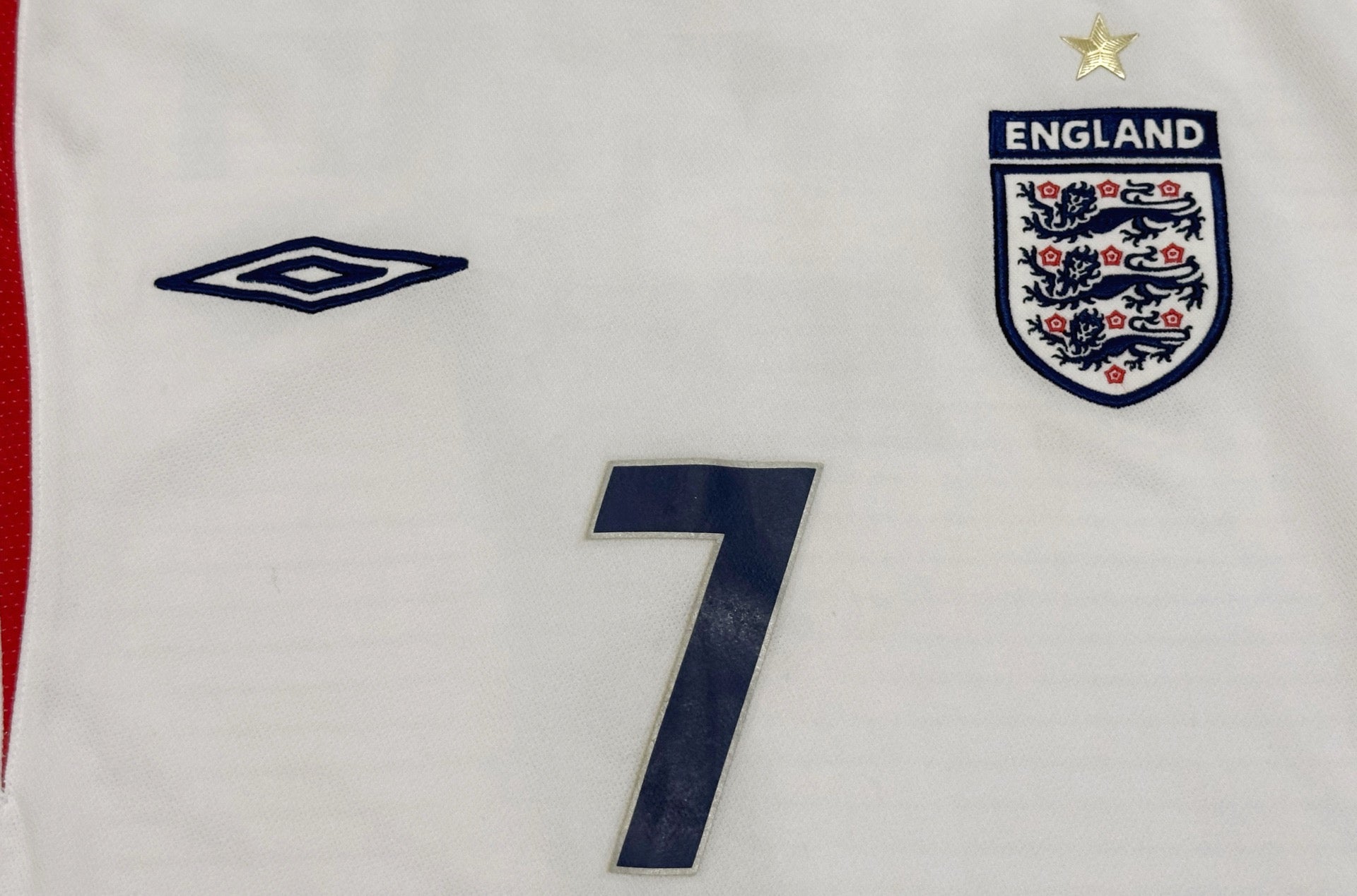 2005/07 England #7 BECKHAM Home Jersey (M)