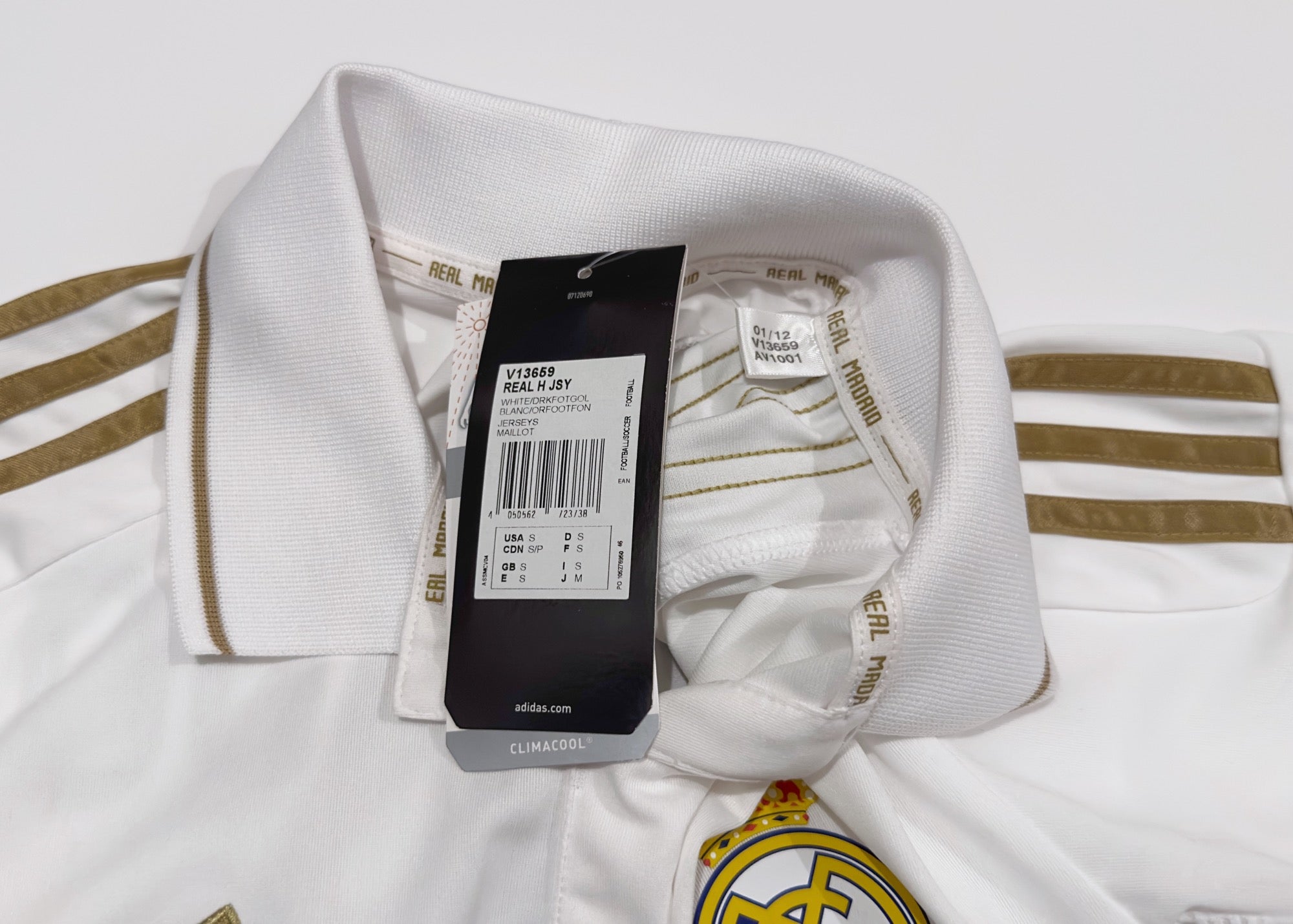 2011/12 Real Madrid #7 RONALDO Home Jersey (S)