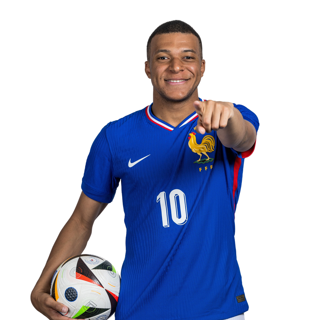 2024/25 France #10 MBAPPE Home Jersey (M)