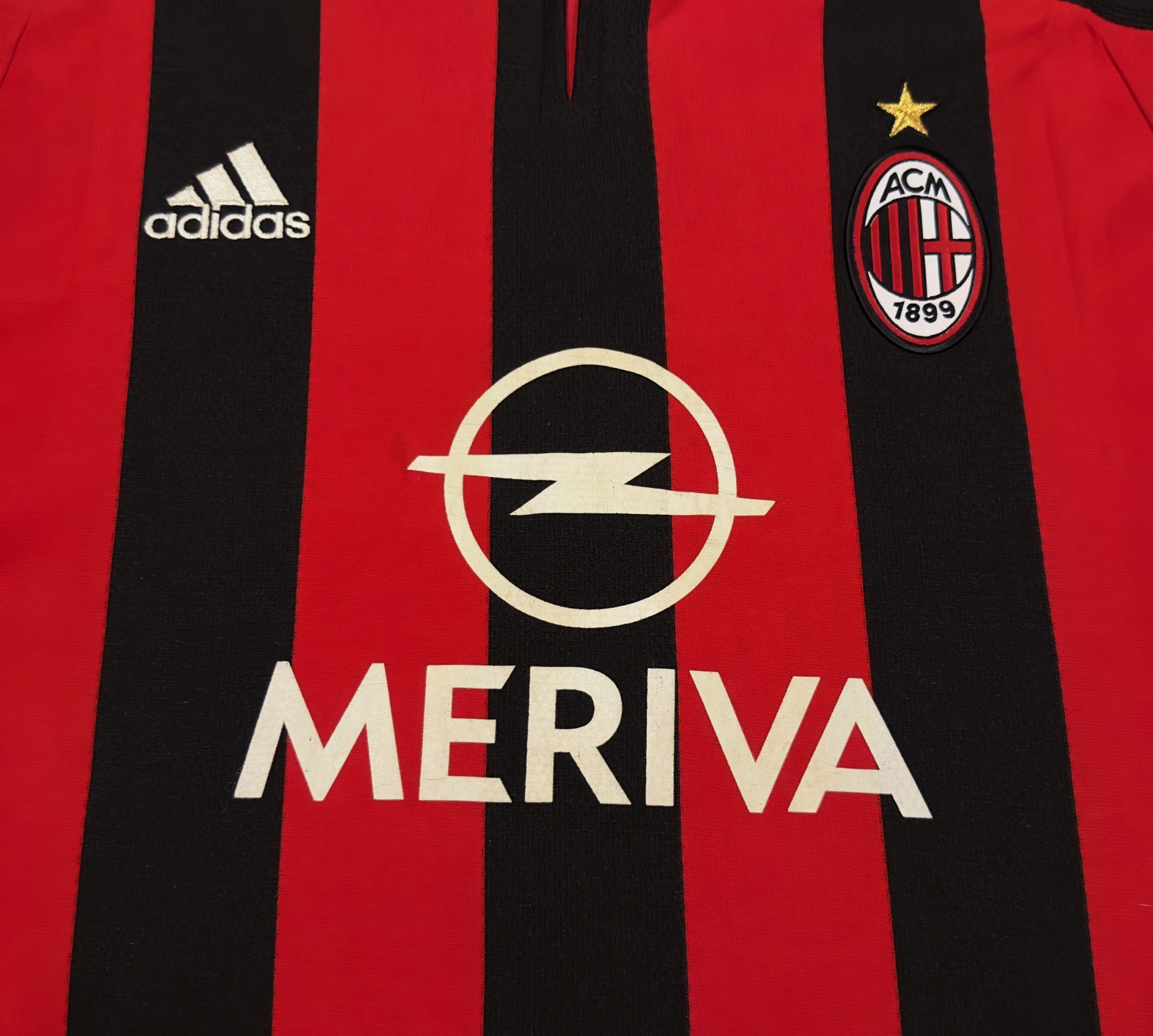 2003/04 AC Milan #10 RUI COSTA Home Jersey (L) L/S