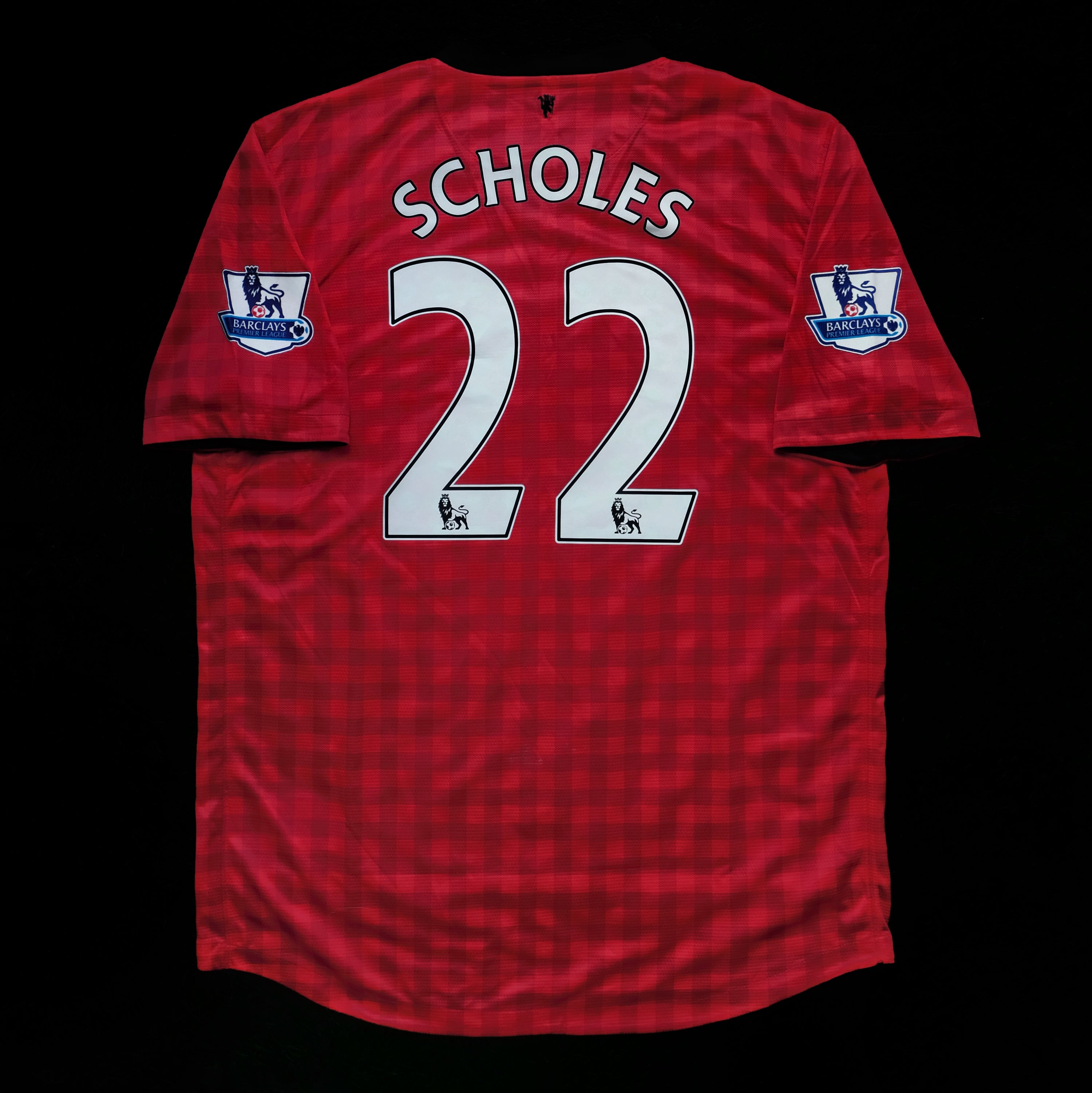 2012/13 Man Utd #22 SCHOLES Home Jersey (L)