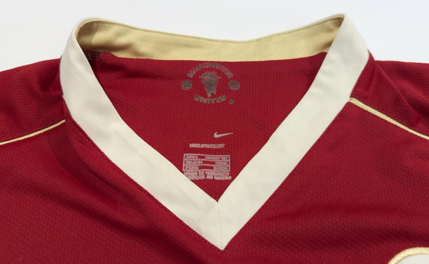 2006/07 Man Utd Home Jersey (L)