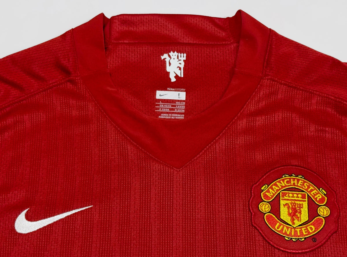 2007/08 Man Utd #18 SCHOLES Home Jersey (L)