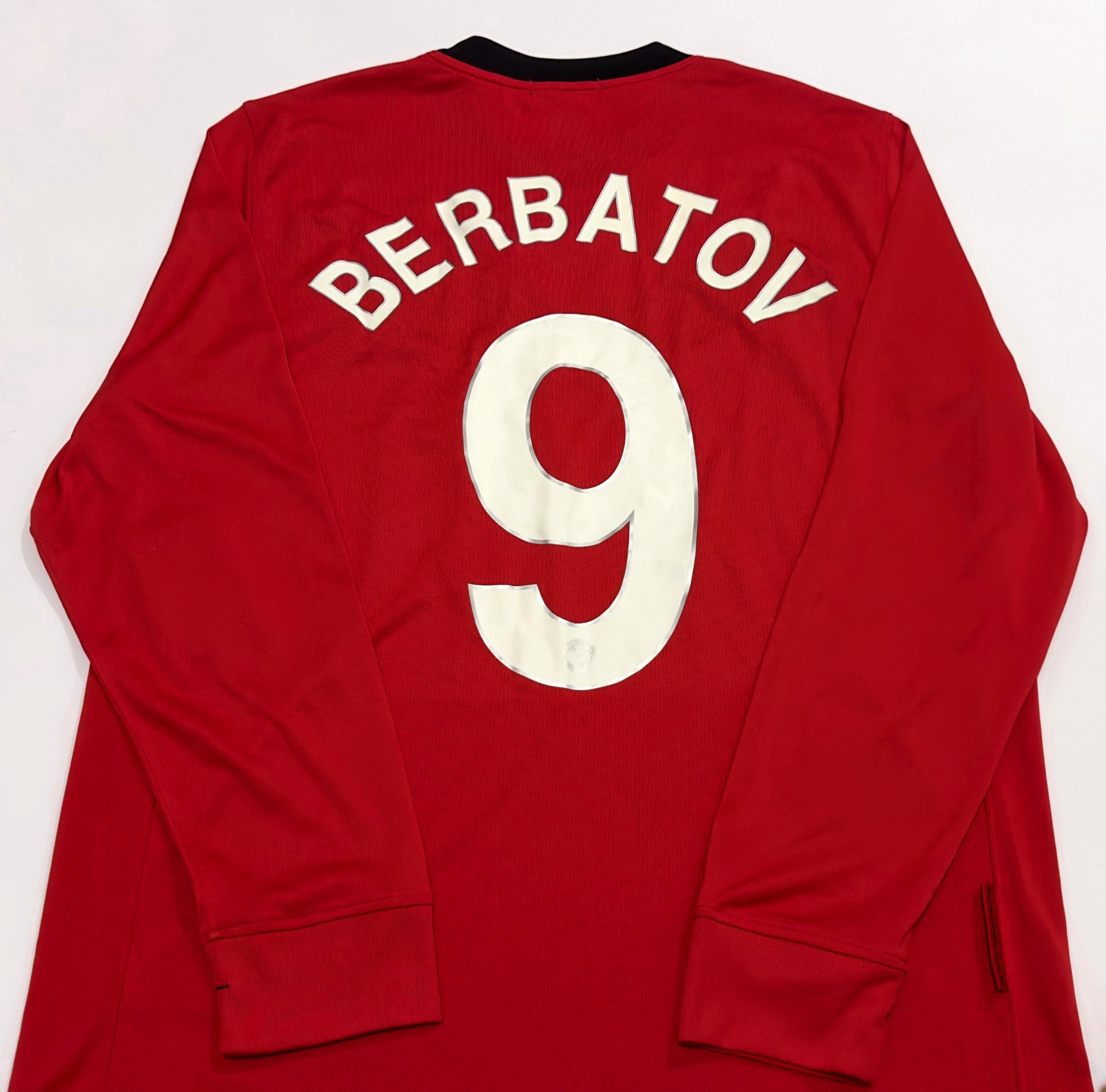 2009/10 Man Utd #9 BERBATOV Home Jersey (M) L/S