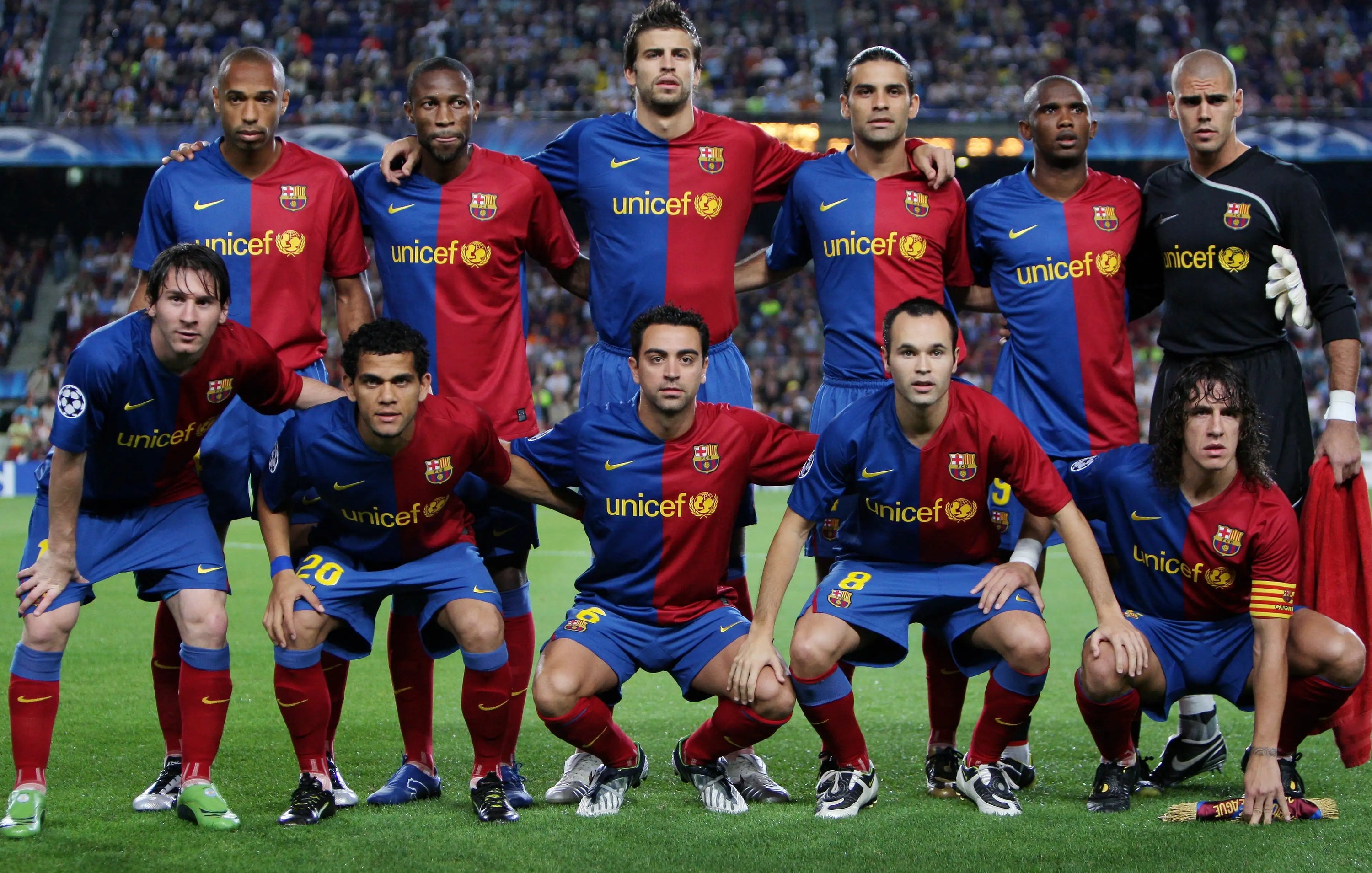 2008/09 Barcelona Home Jersey (L)