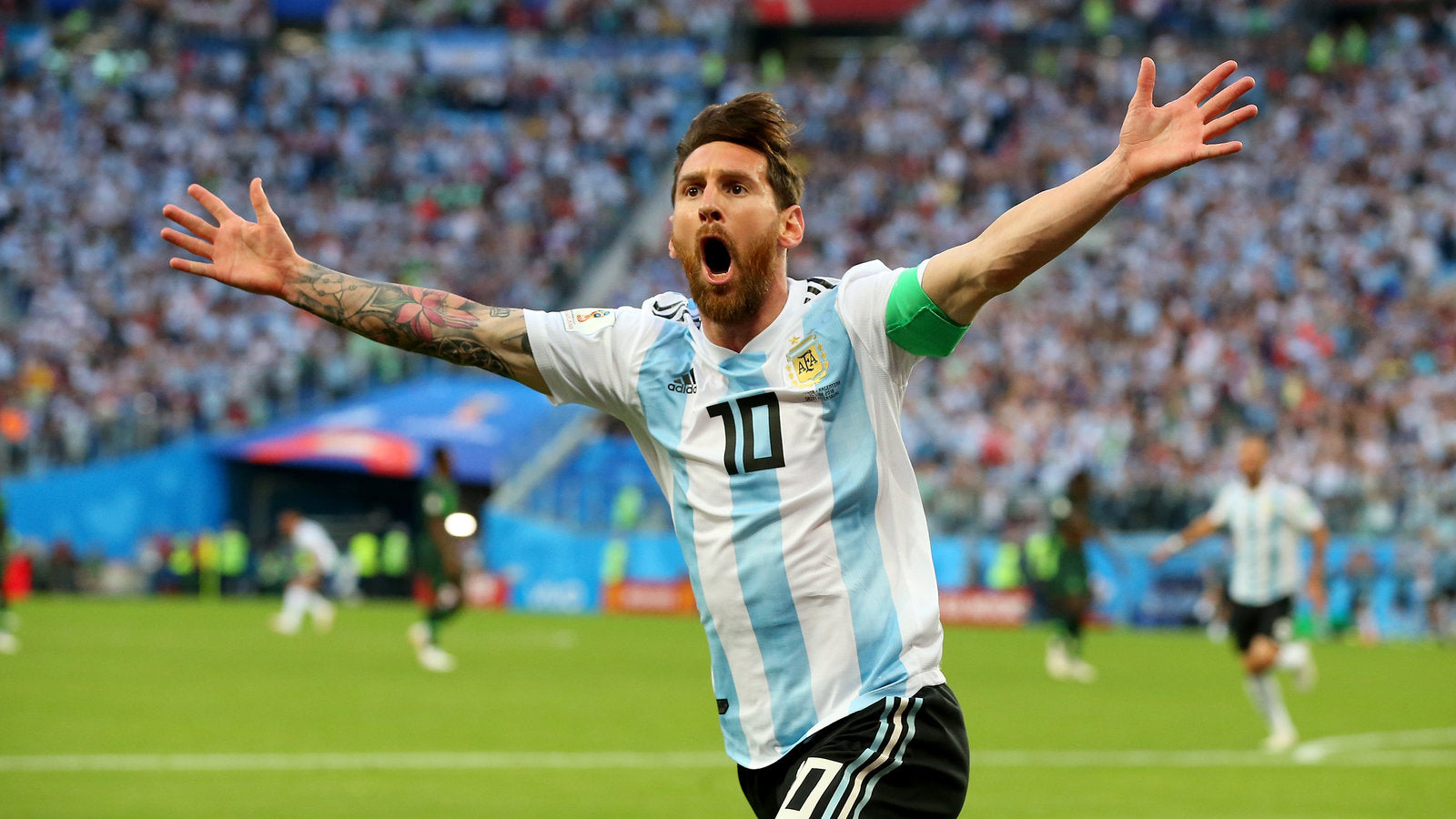 2018/19 Argentina #10 MESSI Home Jersey (S)