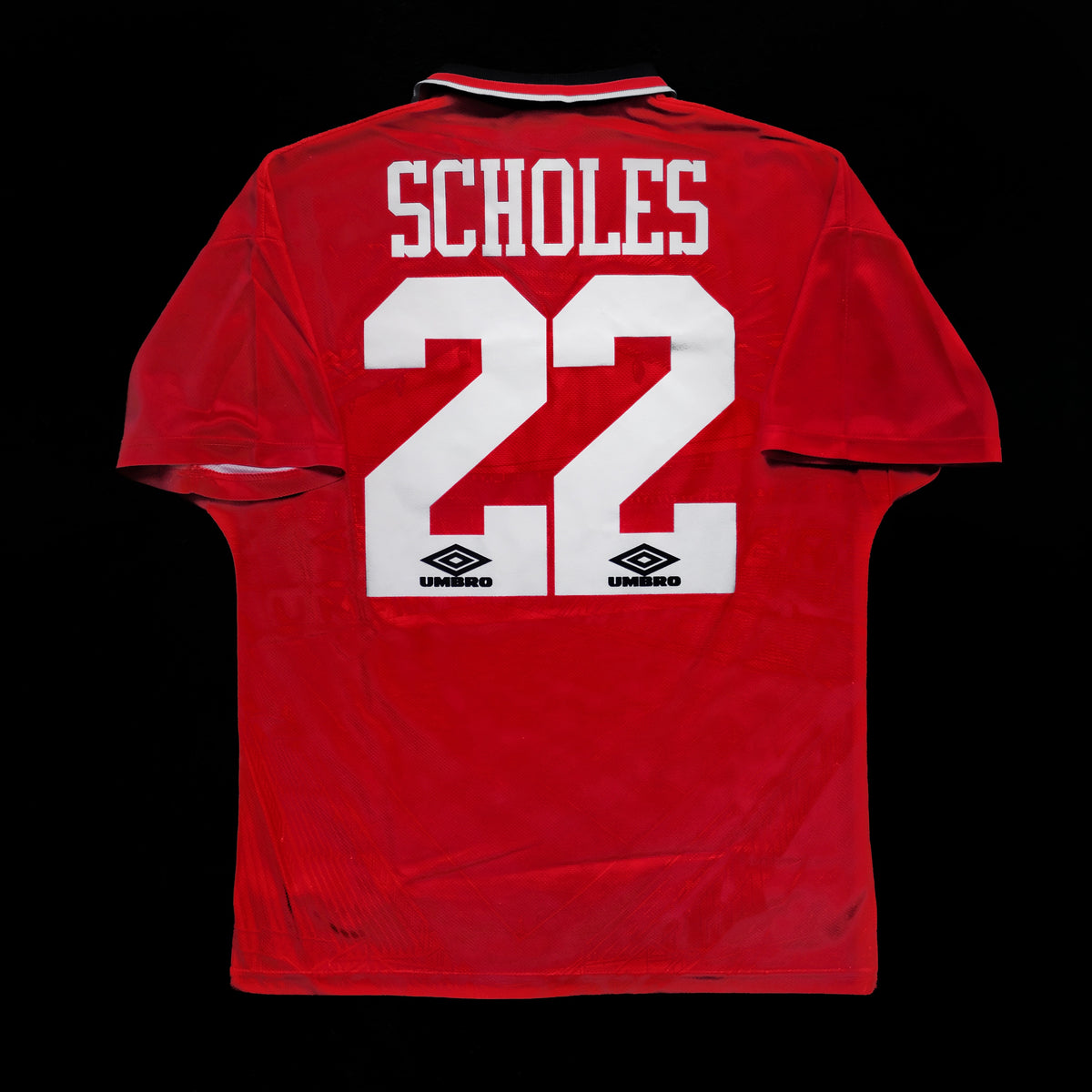 1994/96 Man Utd Home #22 SCHOLES Jersey (M)