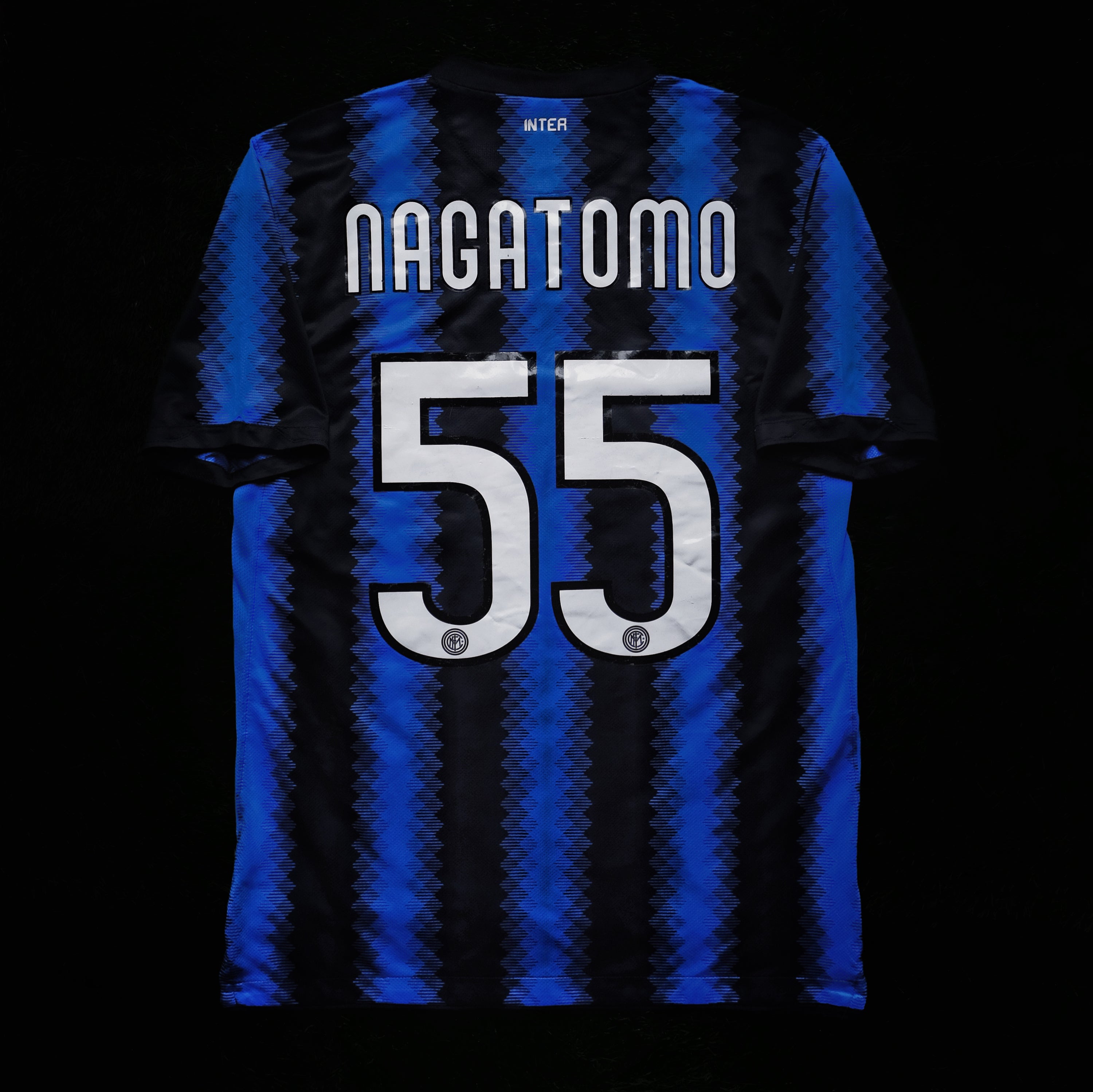 2010/11 Inter Milan #55 NAGATOMO Home Jersey (M)