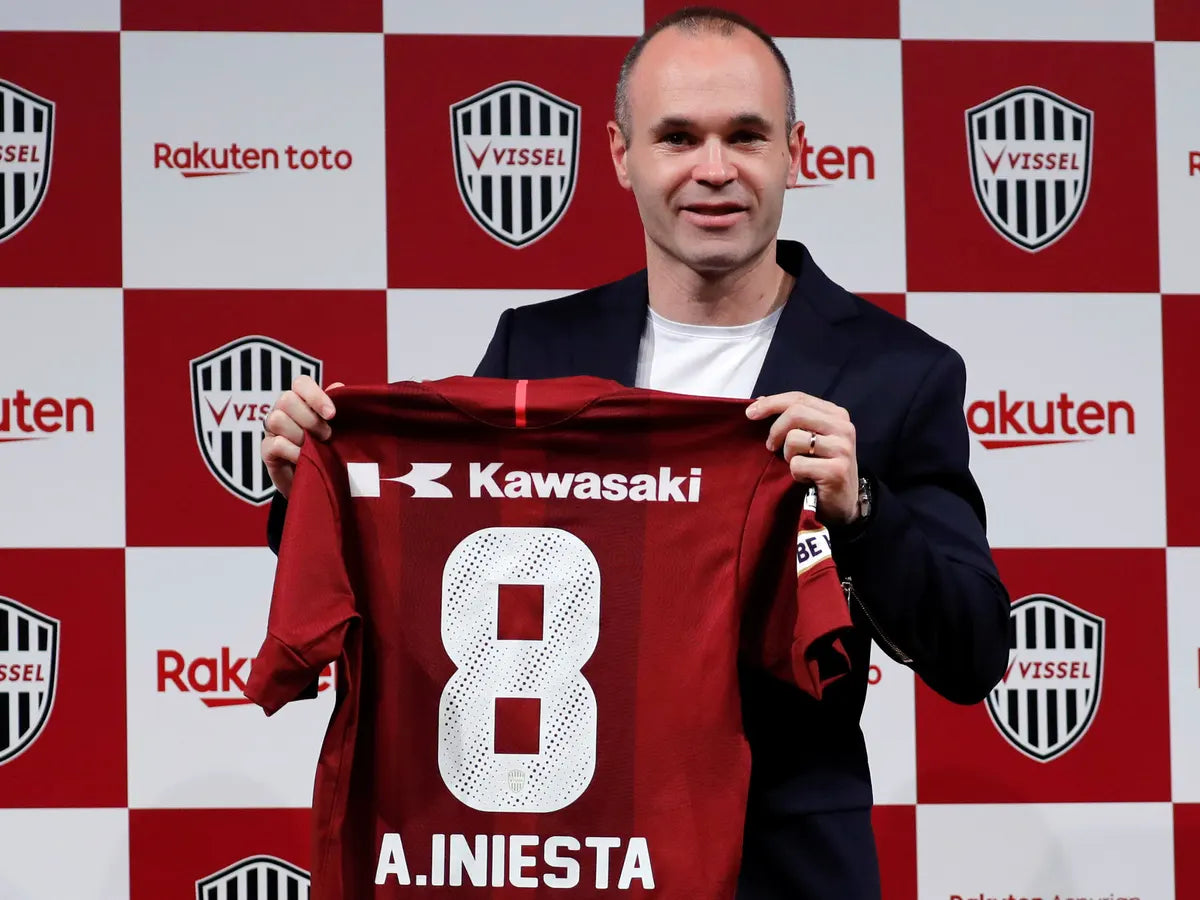 2018 Vissel Kobe #8 A.INIESTA Home Jersey Boxset (XL)