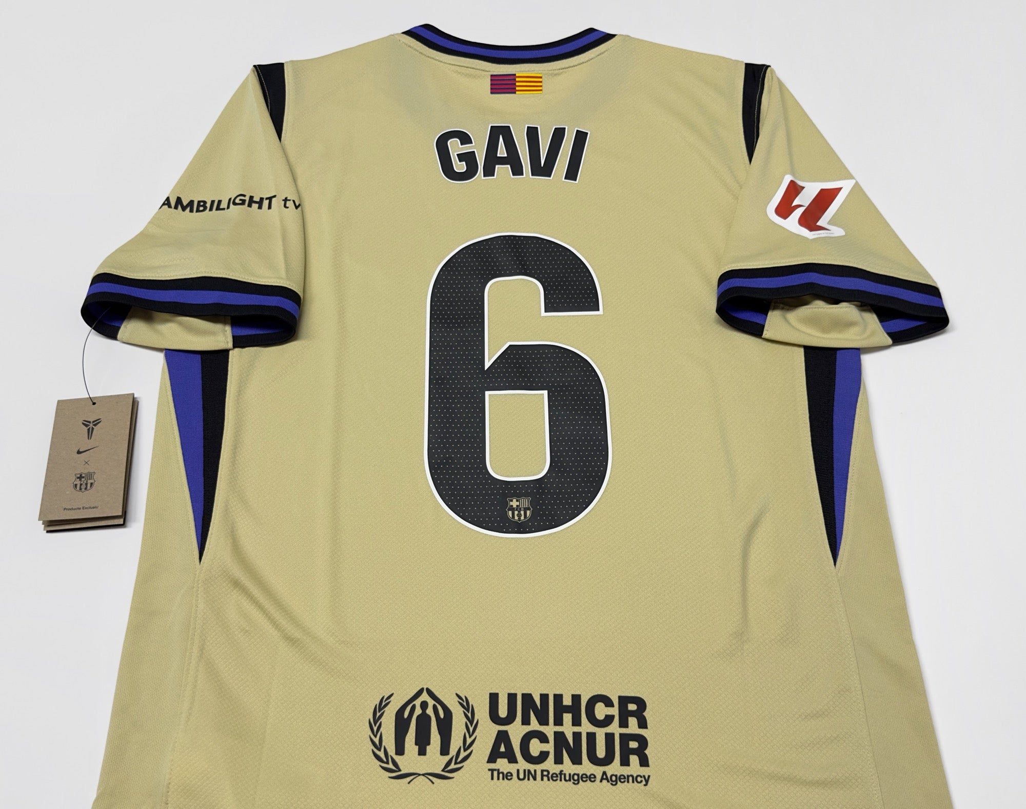 2025/26 Barcelona #6 GAVI Away Jersey (M)
