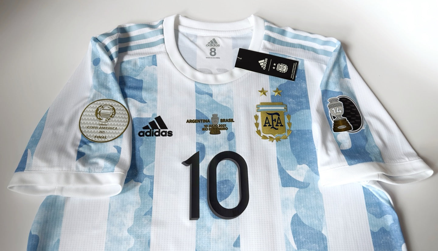 2020/21 Argentina #10 MESSI Home Jersey (L)