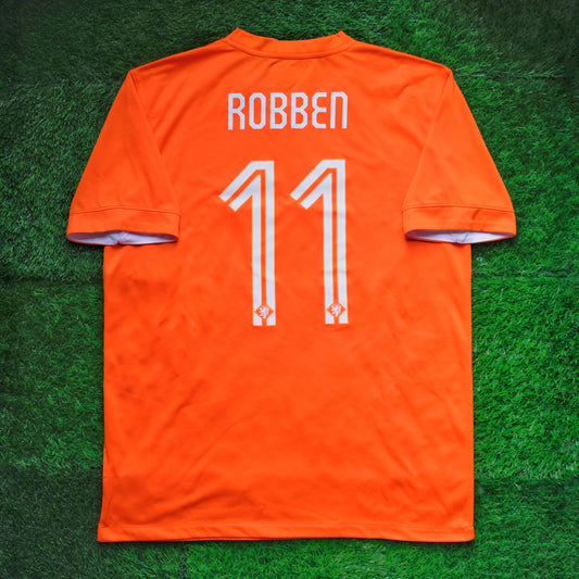 2014/15 Netherlands #11 ROBBEN Home Jersey (L)