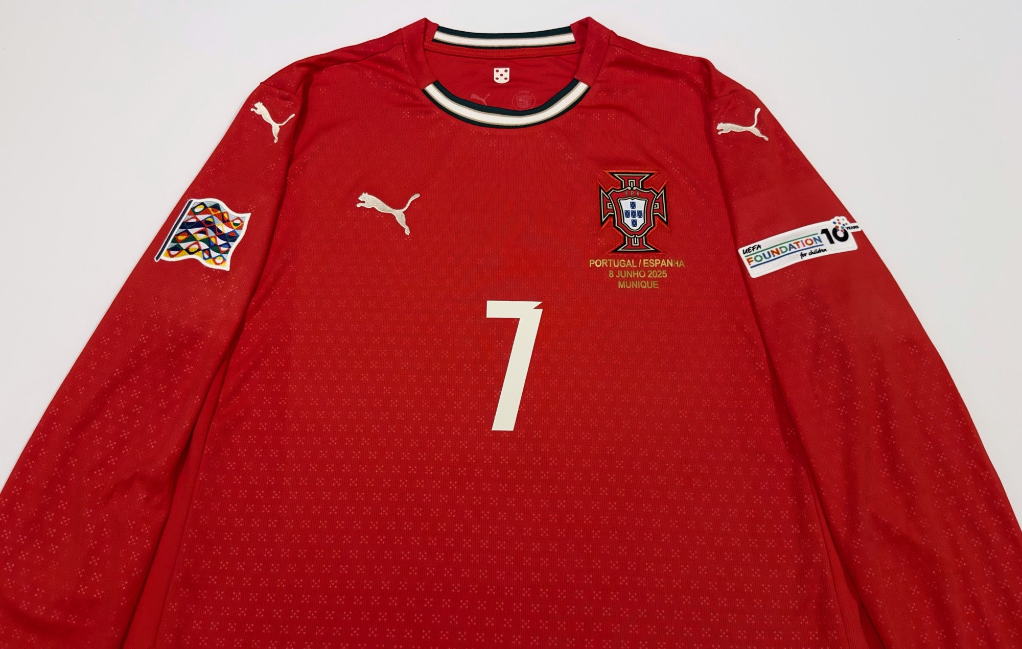 2025/26 Portugal #7 RONALDO Home Jersey (XL) L/S