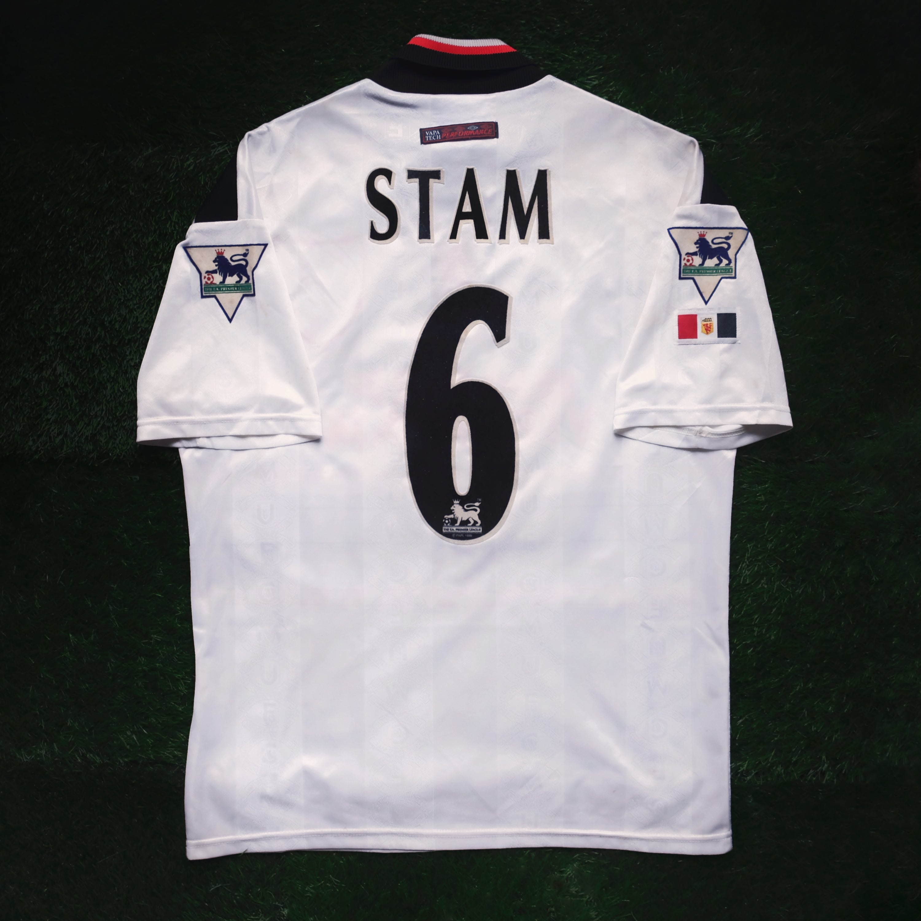 1997/99 Man Utd #6 STAM Away Jersey (M)