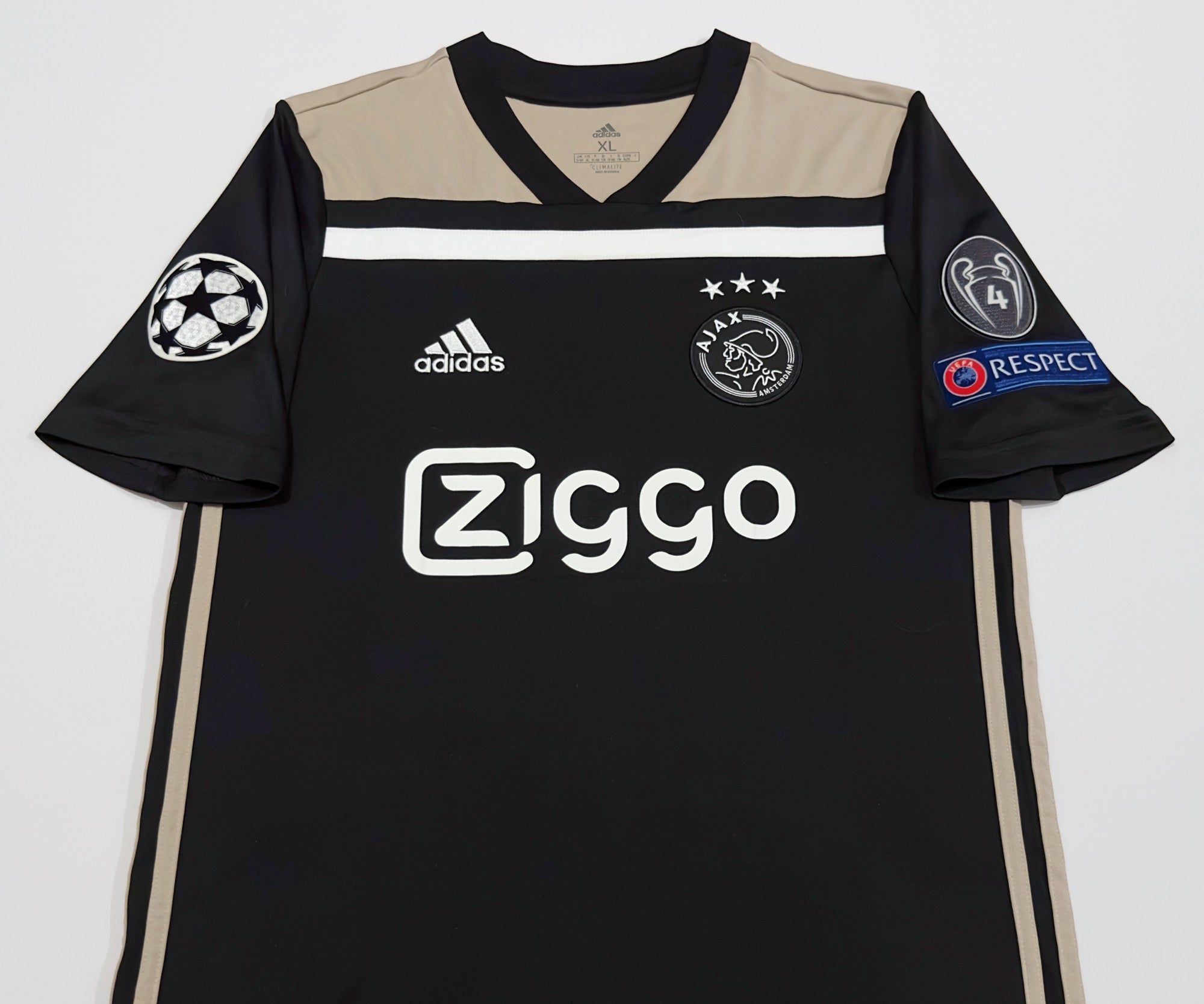 2018/19 Ajax #4 DE LIGT Away Jersey (Y)