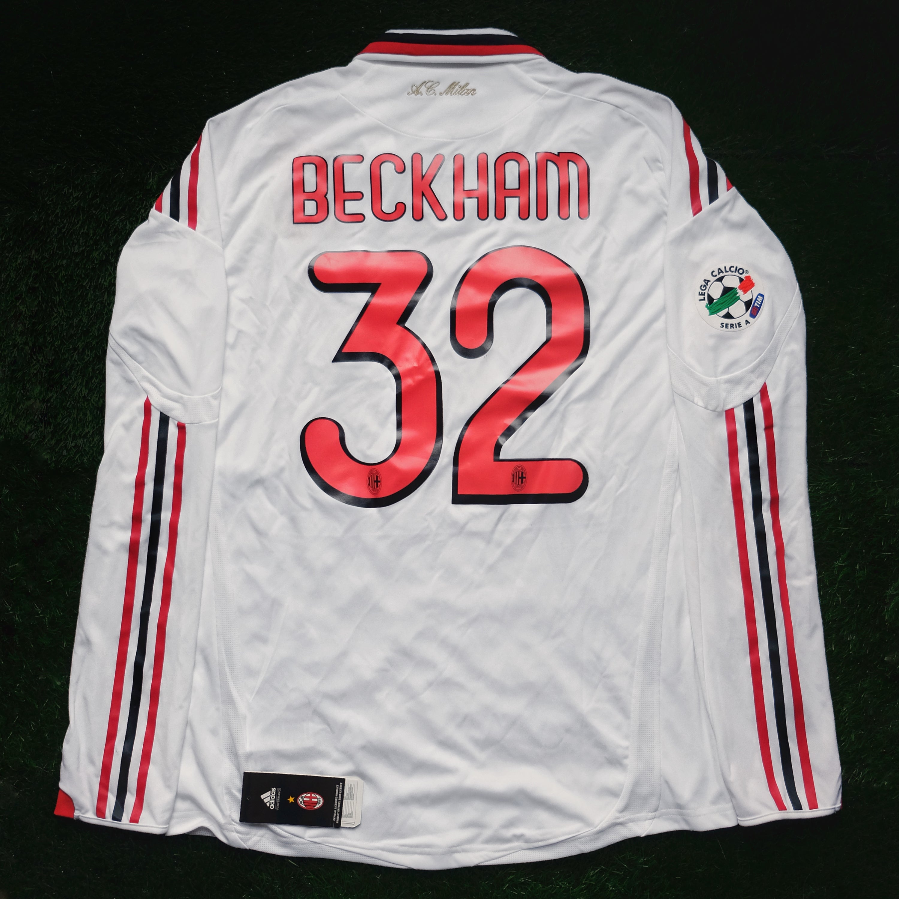 2009/10 AC Milan #32 BECKHAM Away Jersey (L)