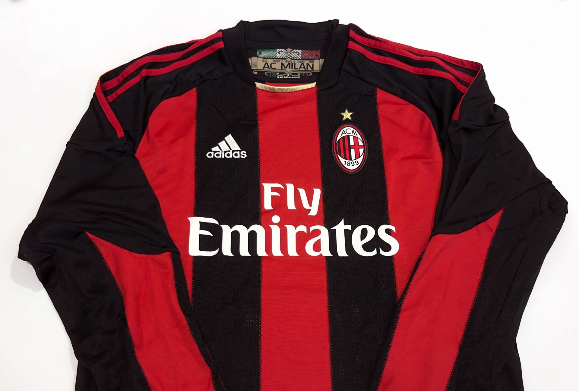 2010/11 AC Milan Home Jersey (L) L/S