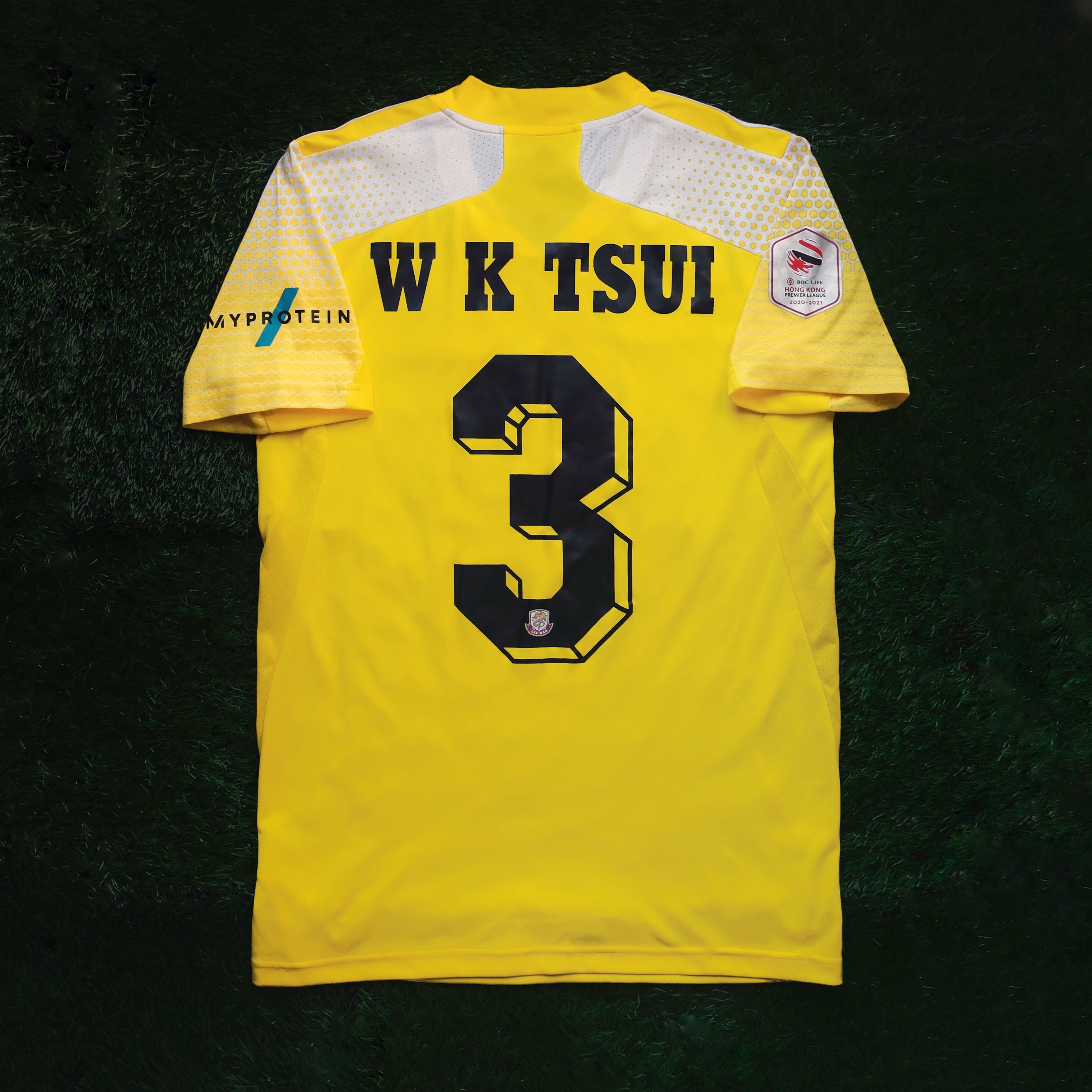 2020/21 Lee Man #3 W K TSUI Jersey (S)