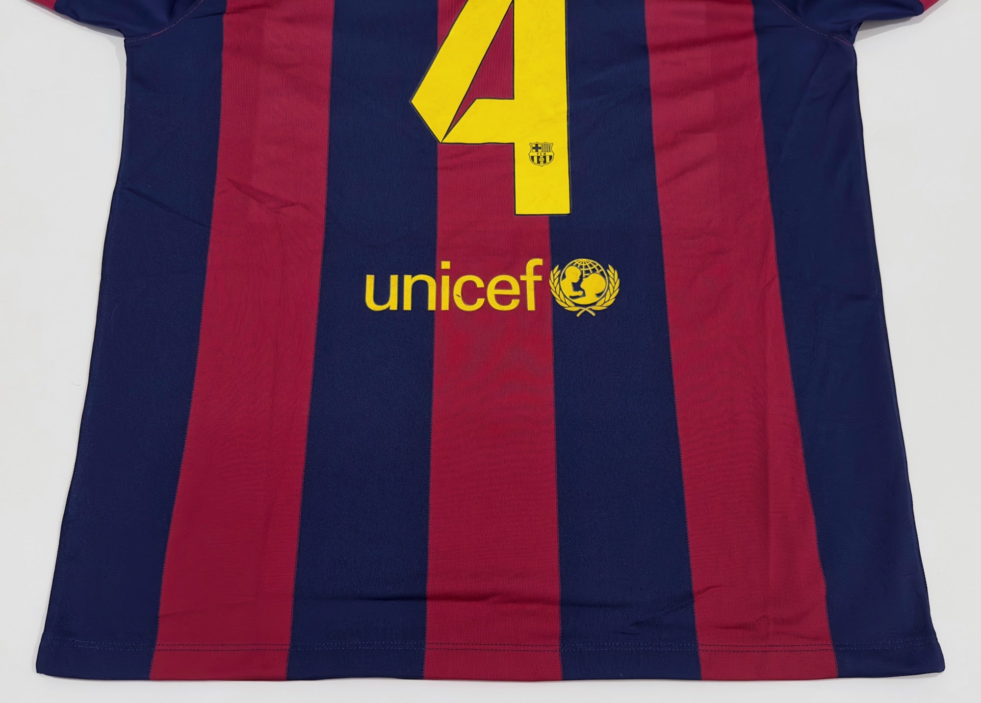 2014/15 Barcelona #4 I. RAKITIC Home Jersey (XL)
