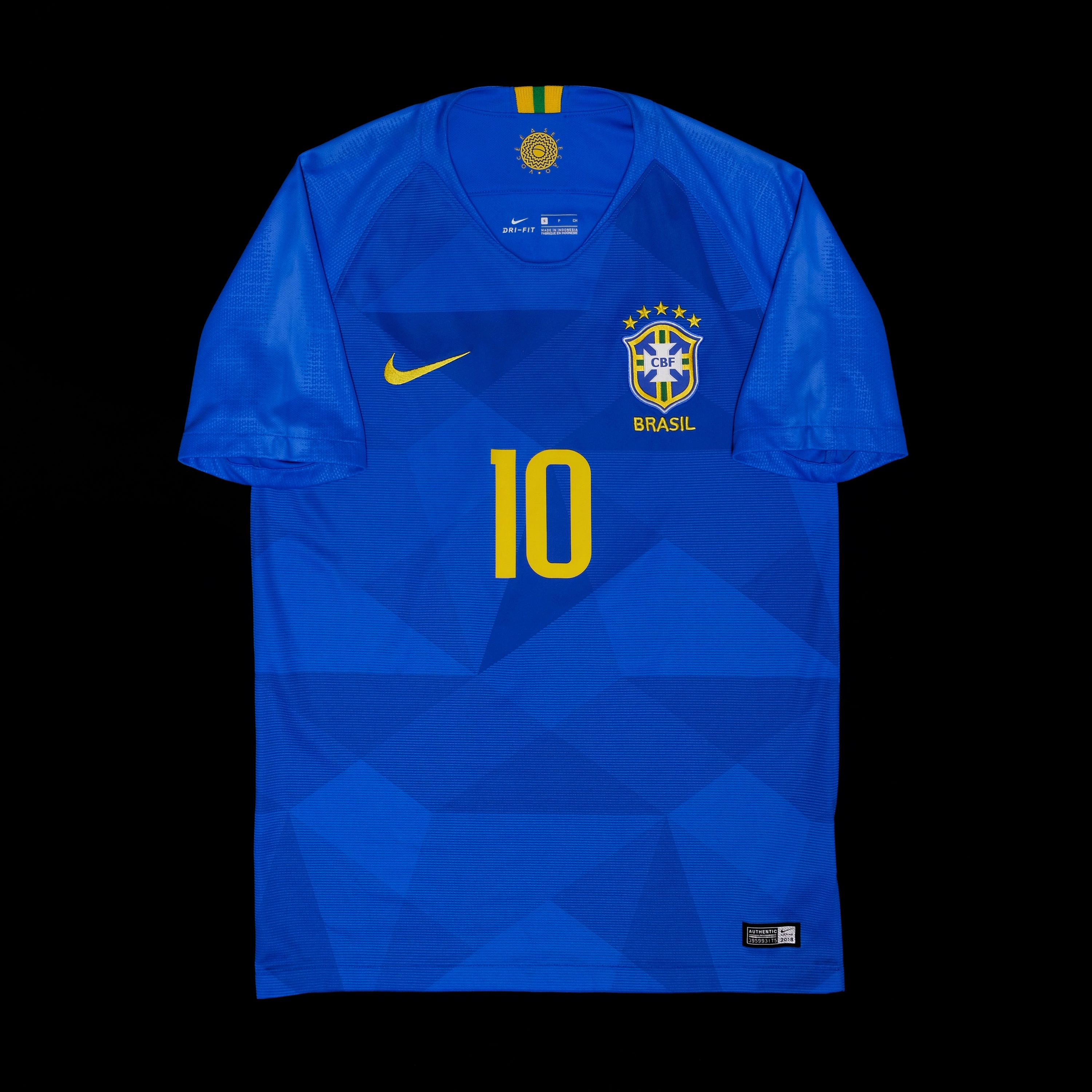 2018 Brazil #10 NEYMAR JR Away Jersey (S)