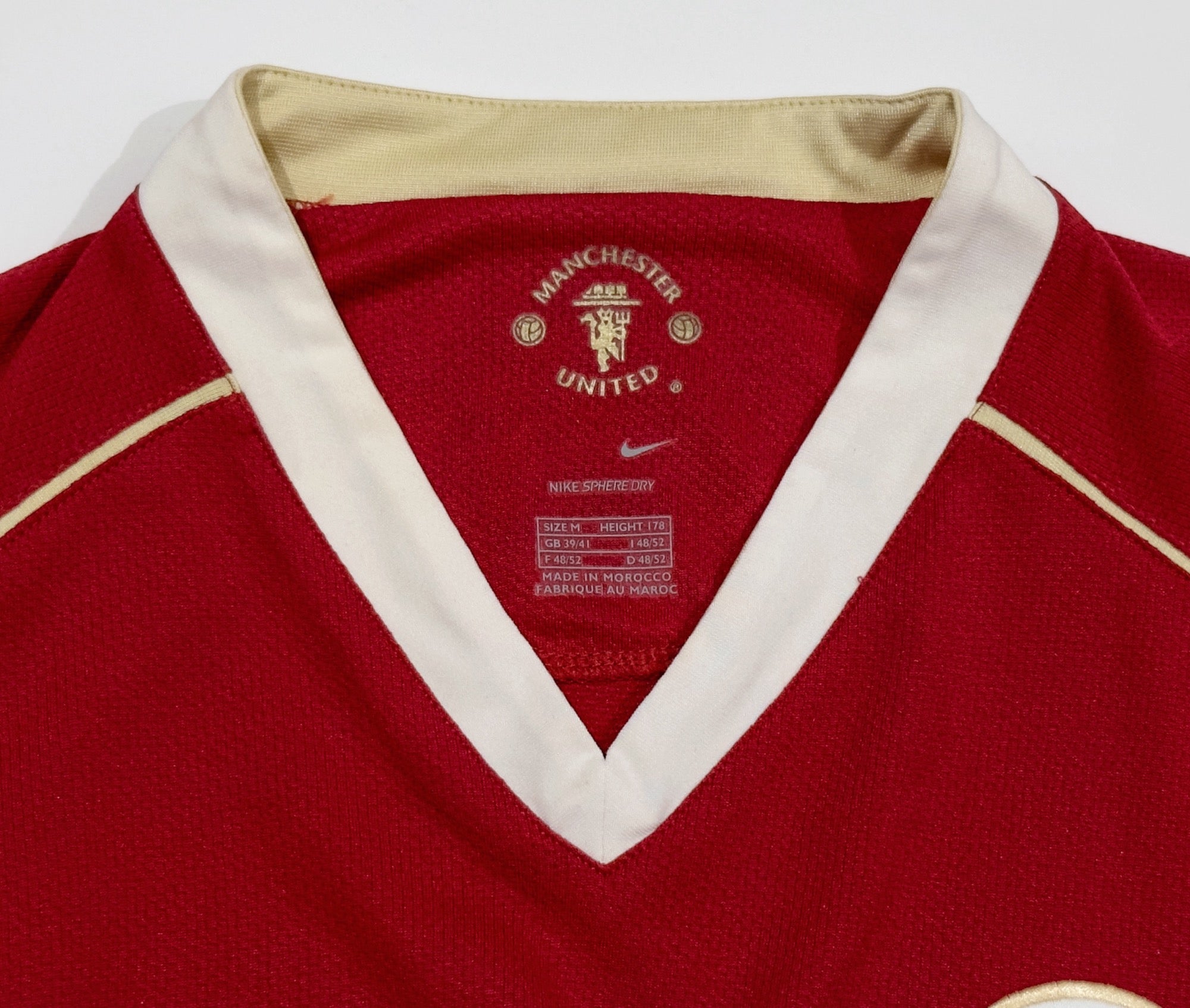2006/07 Man Utd #16 CARRICK Home Jersey (M)