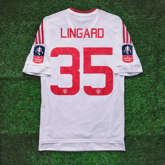 2015/16 Man Utd #35 LINGARD Away Jersey (S)