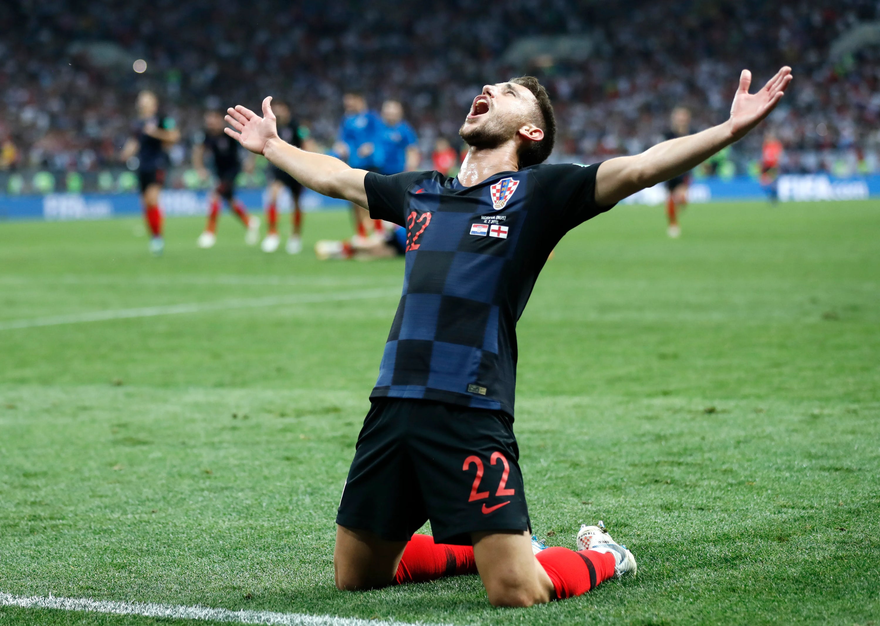 2018/19 Croatia #22 PIVARIC Away Jersey (M)