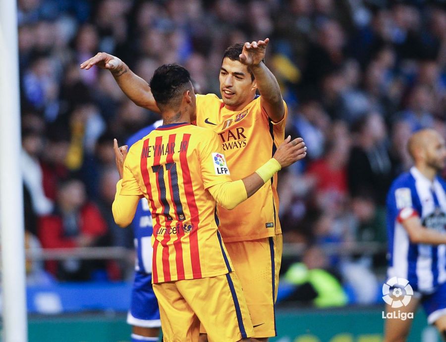 2015/16 Barcelona #11 NEYMAR JR Away Jersey (S) – Double Kick