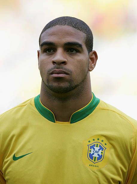 2006/08 Brazil #7 ADRIANO Home Jersey (L)