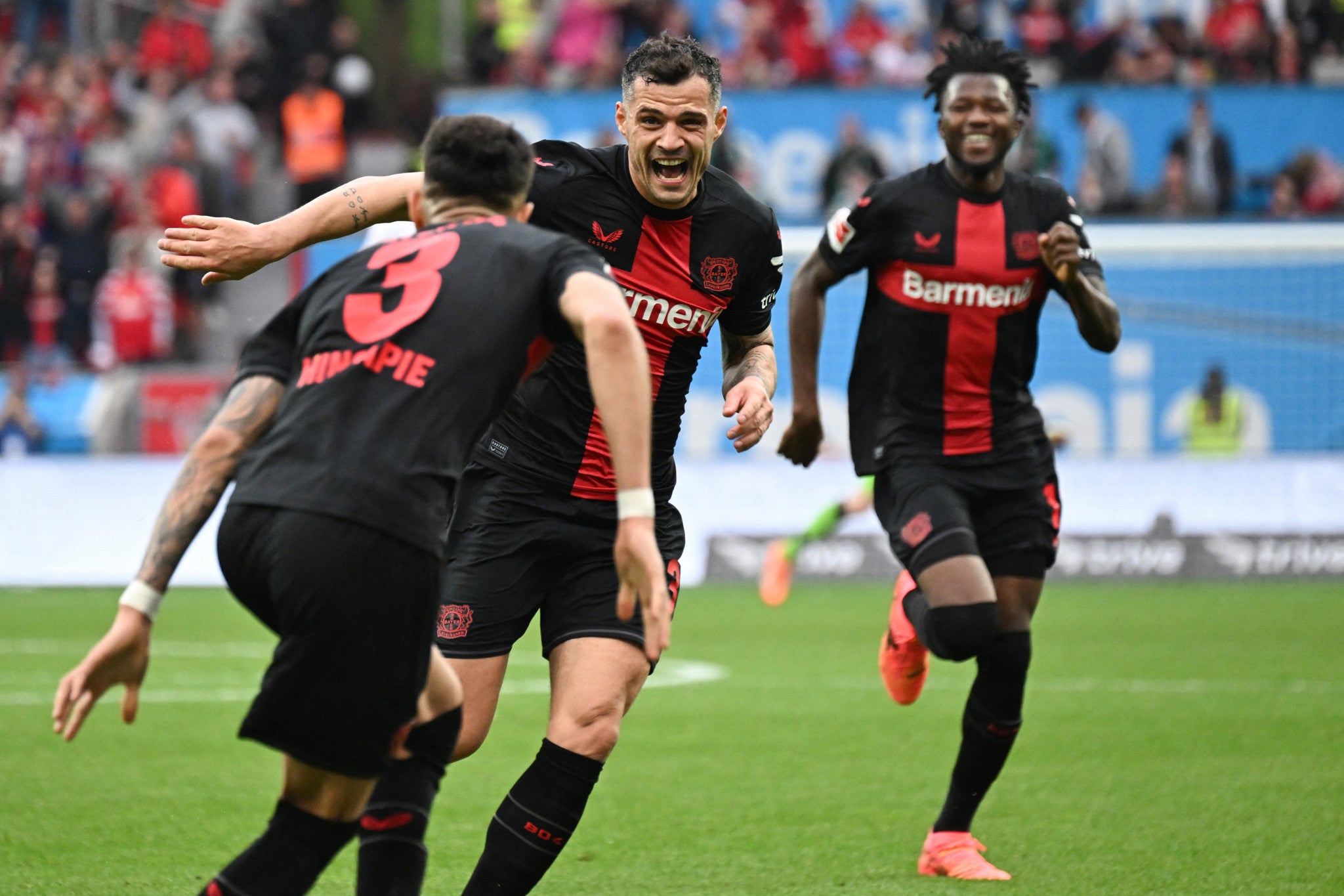 2023/24 Bayer Leverkusen #34 XHAKA Home Jersey (S)