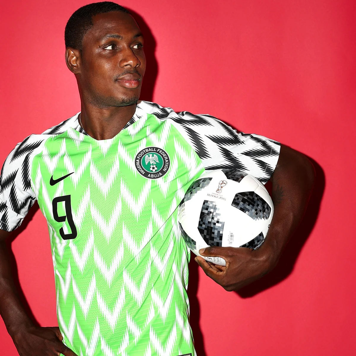 2018/19 Nigeria Home #9 IGHALO Jersey (S)