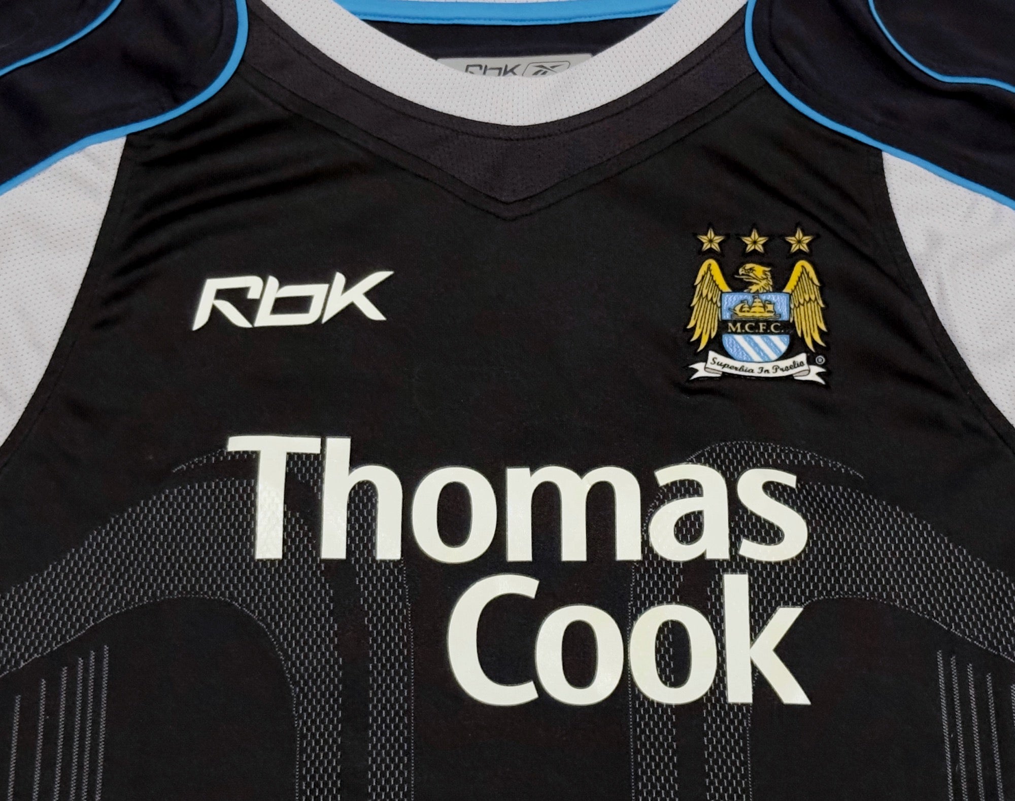 2006/07 Man City #17 SUN Away Jersey (M)