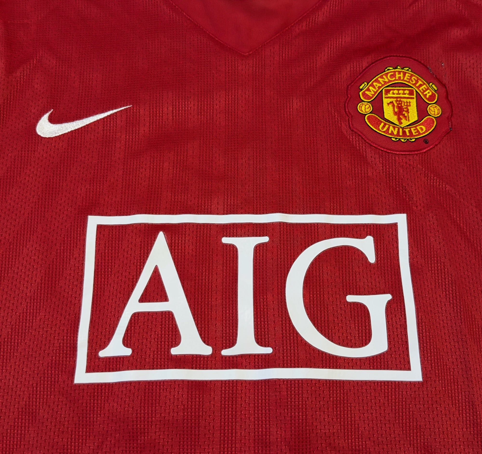 2008/09 Man Utd #11 GIGGS Home Jersey (XL) L/S