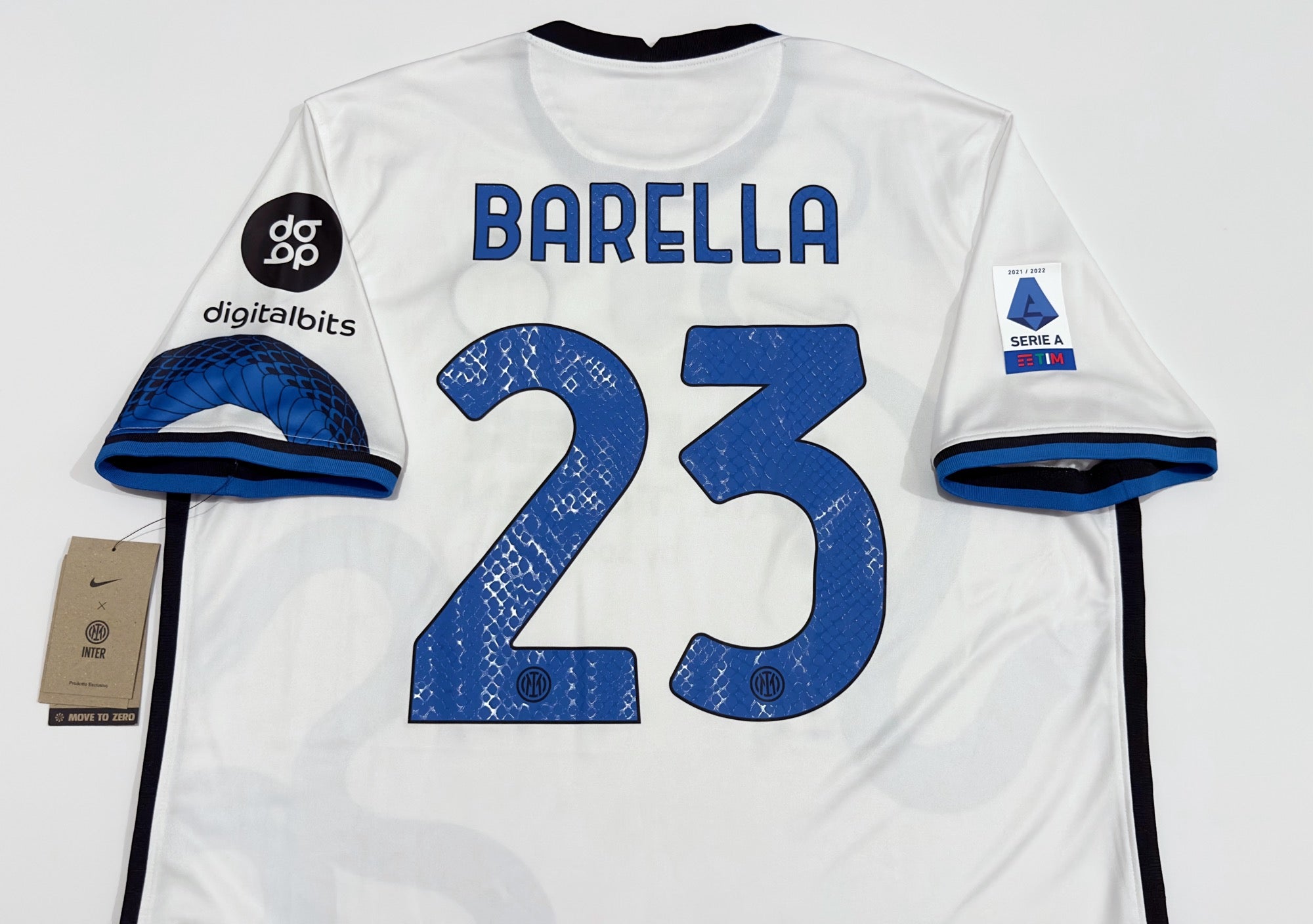 2021/22 Inter Milan #23 BARELLA Away Jersey (XL)